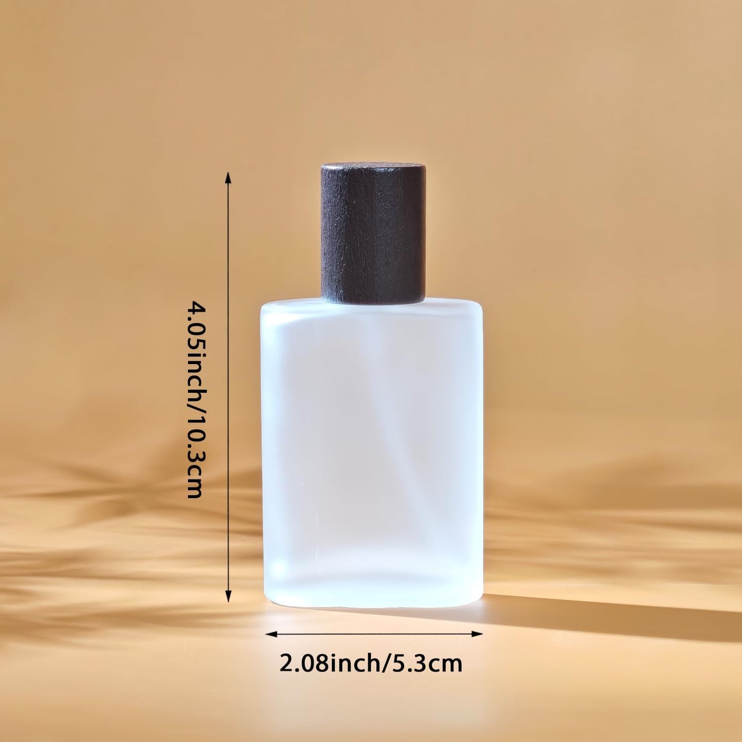 50ml/1.7 Oz Glass Spray Bottle Perfume Atomizer,Perfume Travel Refillable Spray Bottle Empty with 3 Kinds of Dispenser (B4)