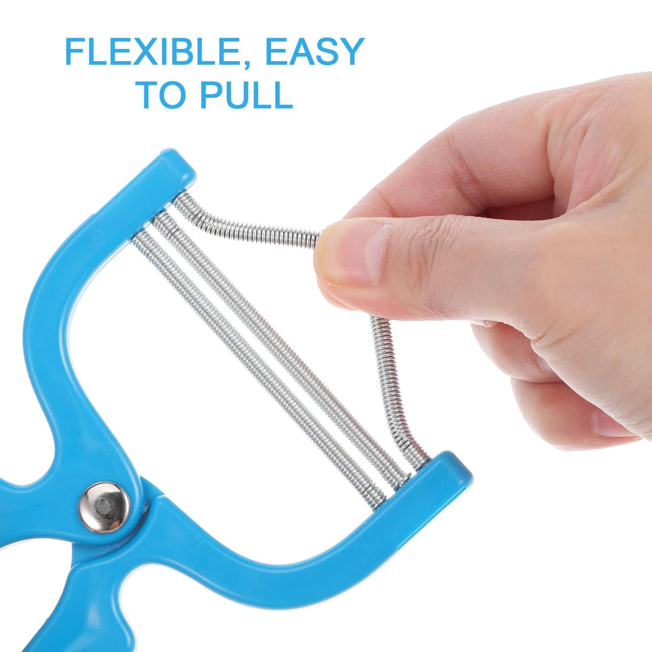 3Pcs Manual Facial Epilator for Women, Spring Hair Remover for Face, Chin, Upper Lip, Portable Hair Removal Tool (Blue)