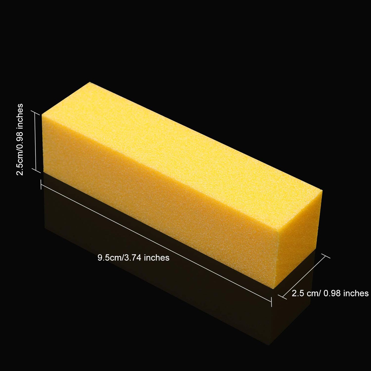 12 Pack Nail Buffer Block 4 Sided Professional Nail File Sanding Block Buffing Blocks for Natural and Acrylic Nails (Multi-Colored)