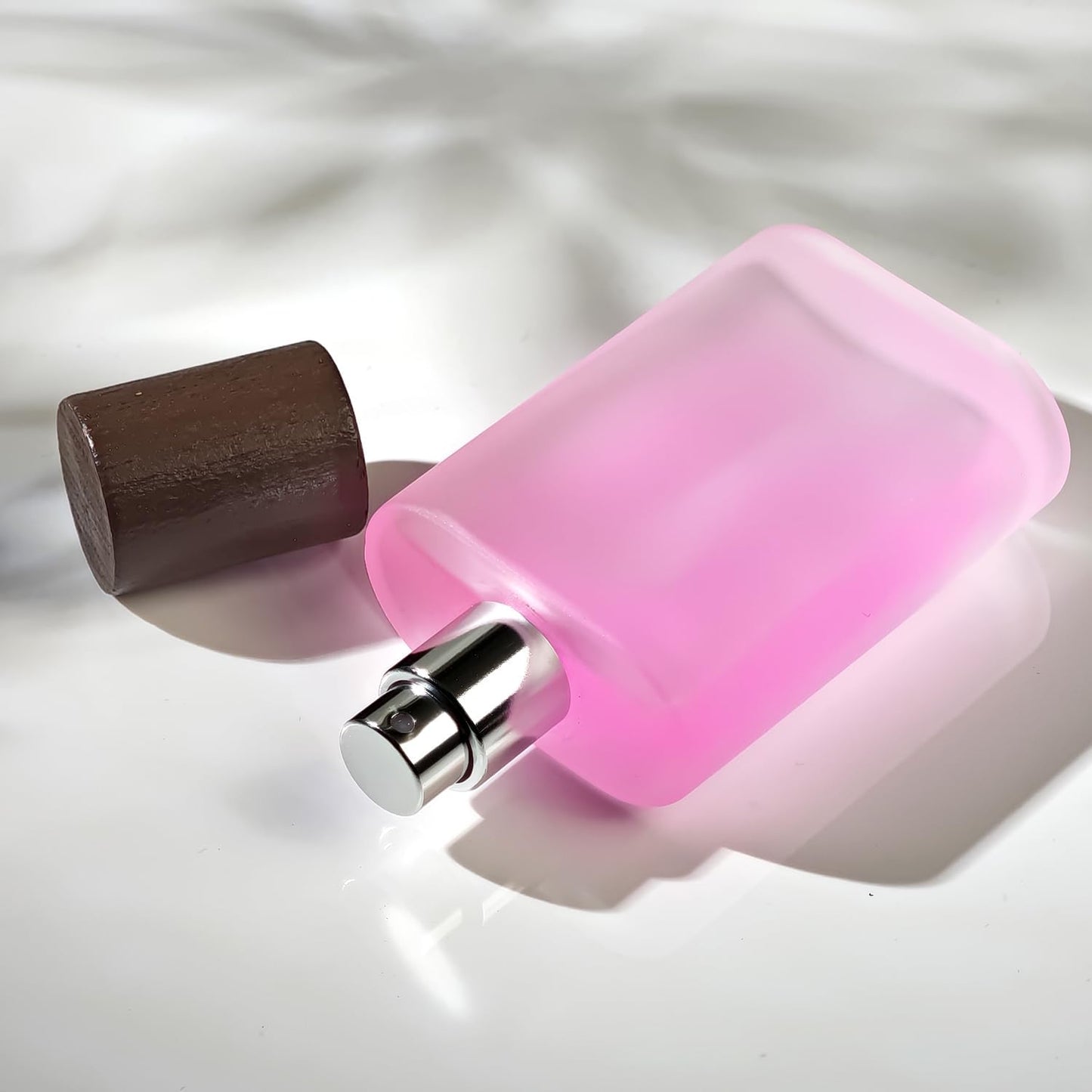 50ml/1.7 Oz Glass Spray Bottle Perfume Atomizer,Perfume Travel Refillable Spray Bottle Empty with 3 Kinds of Dispenser (B4)