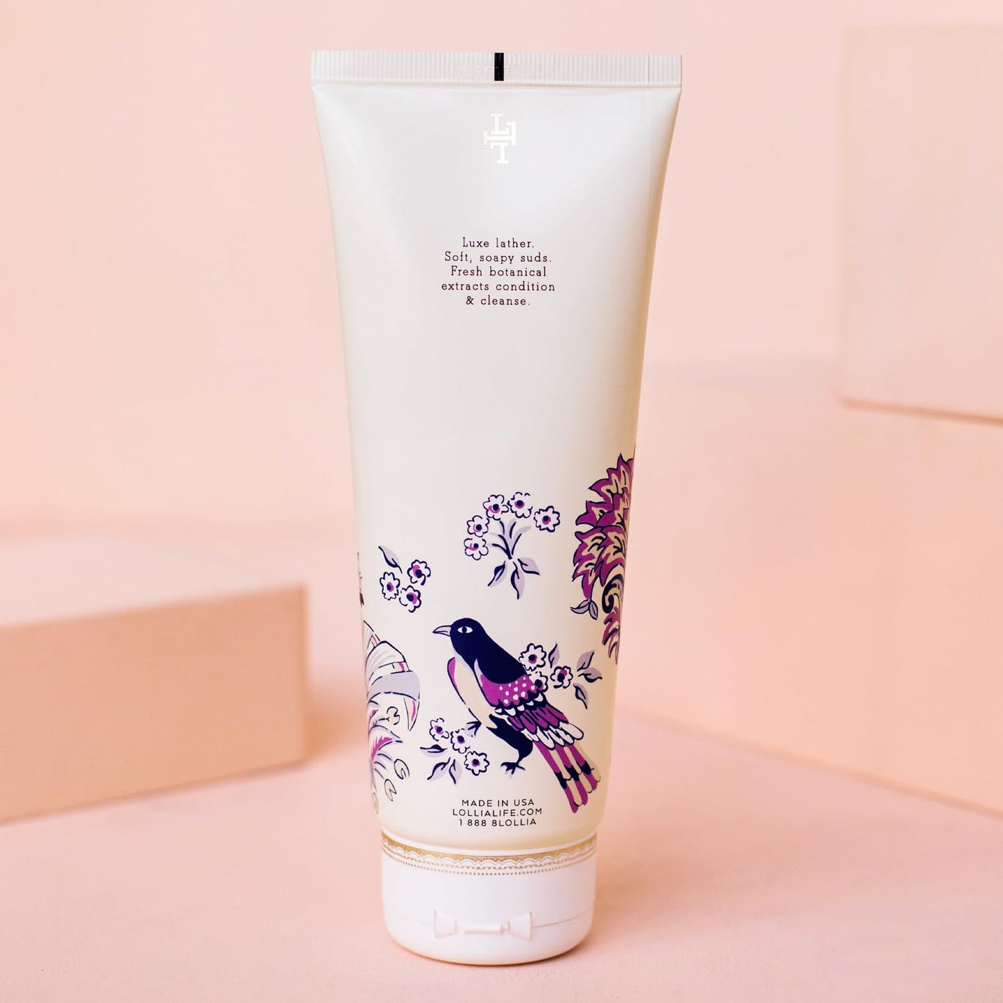 LOLLIA Imagine Shower Gel, 8 fl. oz. – Flowering Willow & Lotus – Scented Shower Gel Body Wash, Shea Butter Body Wash, Bath Wash for Women, Beautiful Shower Gel, Moisturizing Body Wash