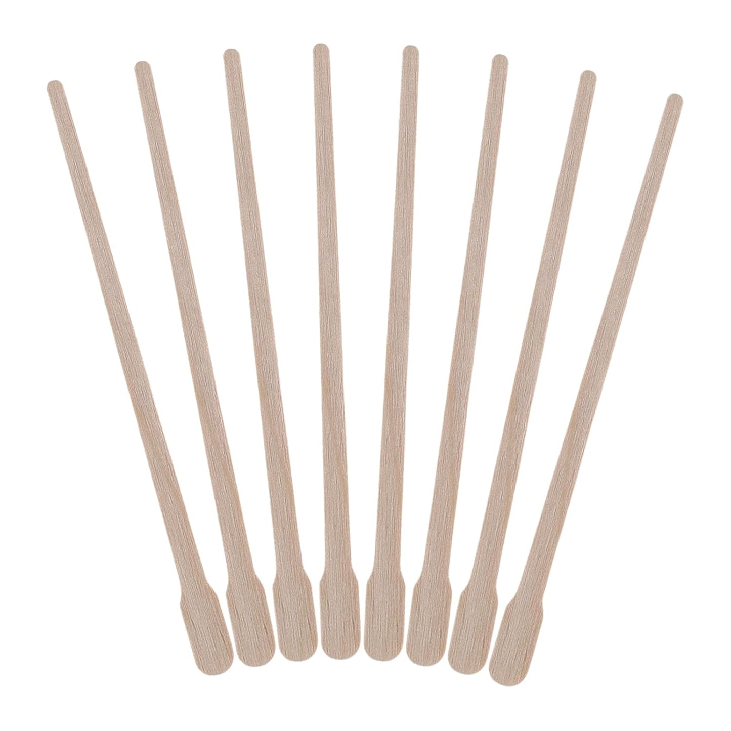 600pcs Small Wooden Waxing Sticks, Wax Spatulas Craft Applicator Sticks for Body Hair Removal, Eyebrow Lip Nose Brow Facial Smooth- Spa and Home Usage