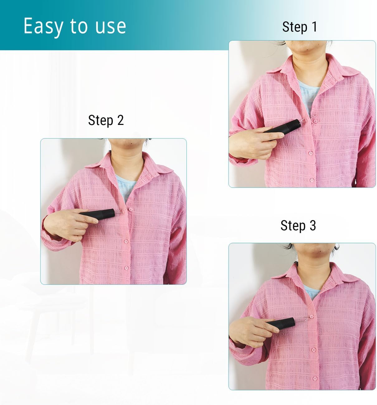 2 Pack Button Hook and Zipper Pull - Button Hook Tool - Button Helper Tool - 2 in 1 Dressing Aid Assist for Senior Elderly Arthritis Disabled