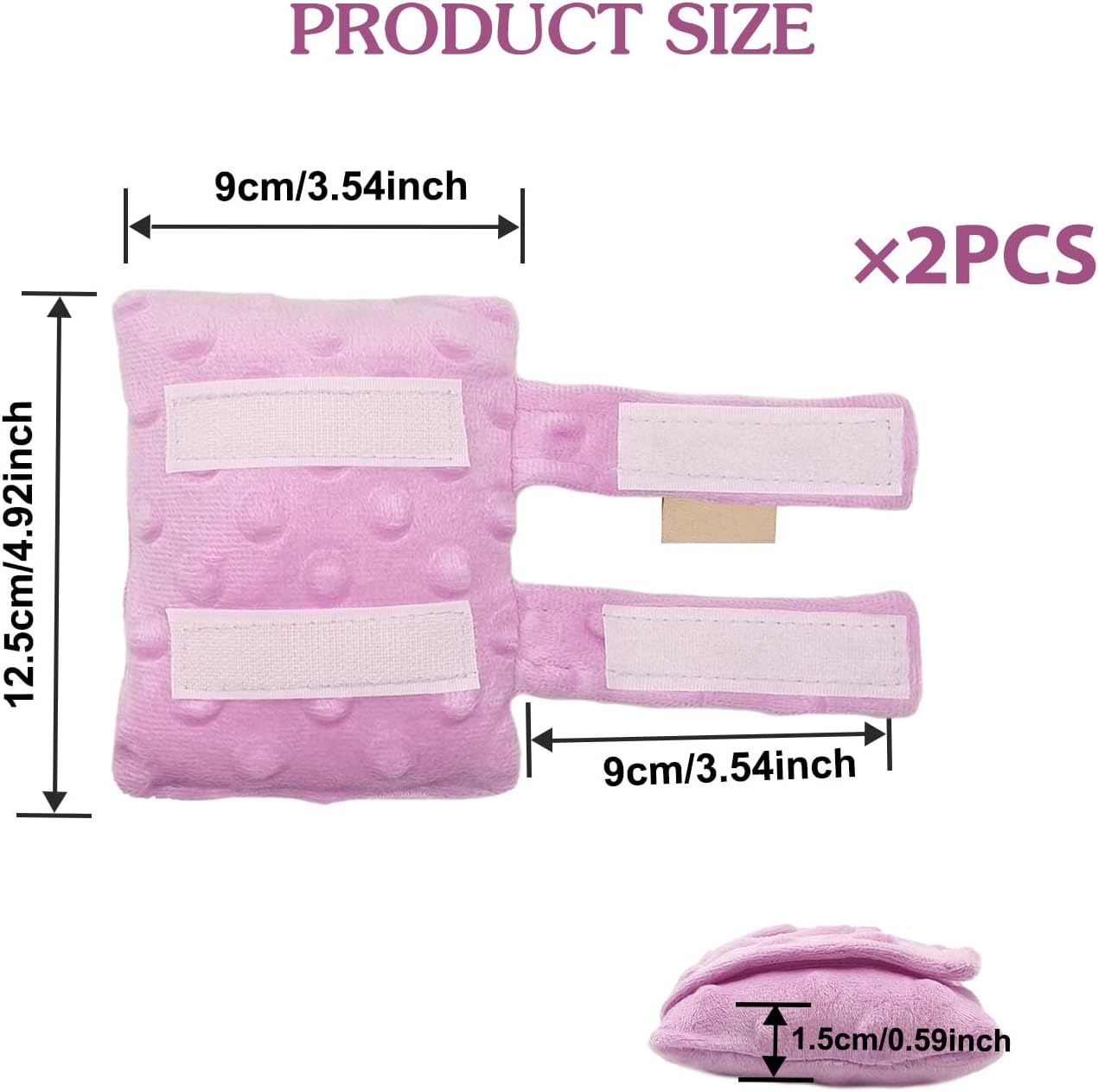 2 Pack Pacemaker Pillow for Bra, Chemo Port Pillow for Chemo Patients, Chemo Port Bra Cushion, Pacemaker Protector, Post Surgery Bra Strap Pads Heart Surgery Recovery Gift (Purple)