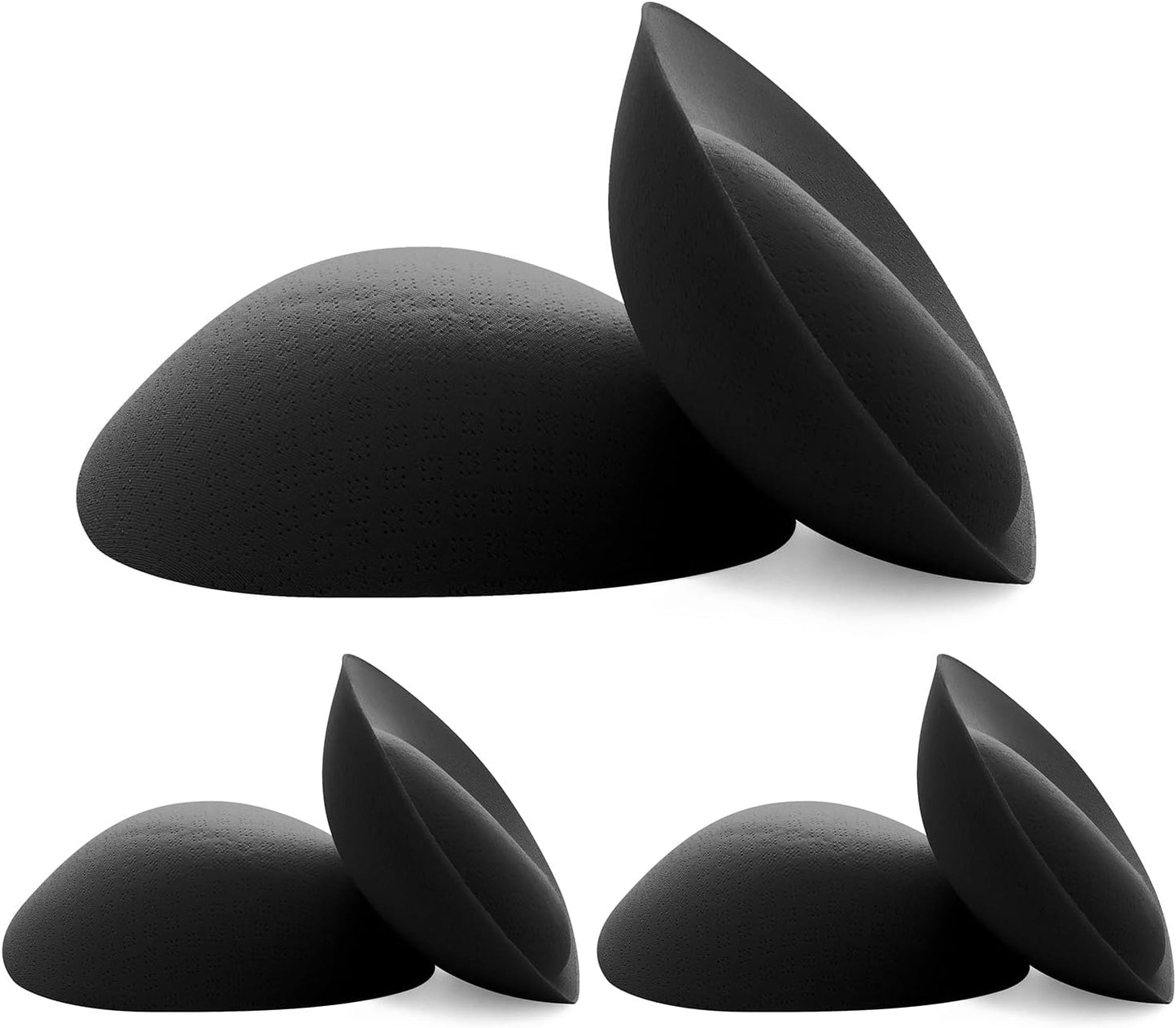 FOOT OF THE TREE Super Thick Bra Pads Inserts 3 Pairs Removable Breast Enhancers Push Up Bra Cups Paddings