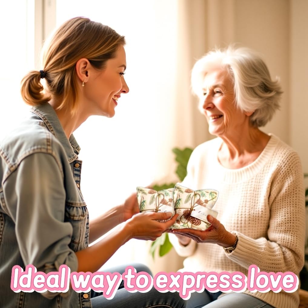 AUCUDA 4 Packs Cedar Scented Sachet Bags for Drawers and Closets, Potpourri Packets for Women Clothes, Handcraft Wedding Fragrance Mesh Pillow Summer, Bedroom Indoor Organza Fresheners Dried.