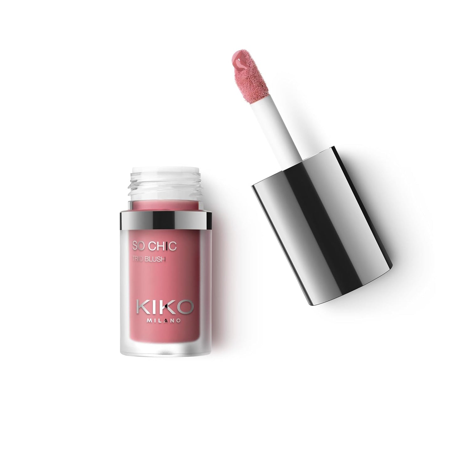 KIKO Milano So Chic Trio Blush 04, 3-In-1 Blush, Ideal For The Face, Eyes And Lips