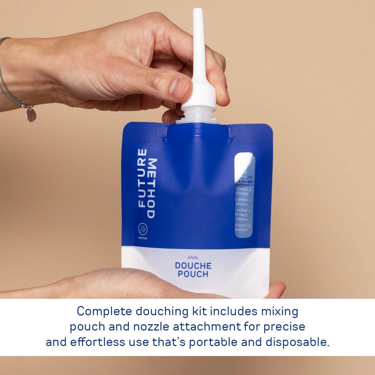 Anal Douche Kit 200ml - Disposable Intimate Wash - All-in-1 Anal Cleaner with Isotonic and Iso-Osmolar Solution - Hydrating and Calming Gentle Care for Safe and Confident Play, (Pack of 2)