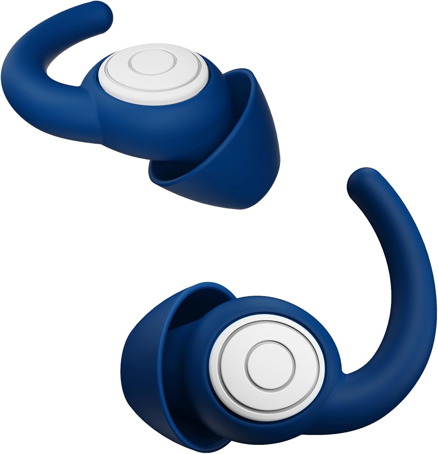 Ear Plugs for Sleeping, Noise Reduction Reusable Earplugs for Sleep, Hearing Protection Soft Comfy Silicone Ear Plugs for Concerts, Focus, Travel, Work, 33dB Noise Cancelling (darkblue1)