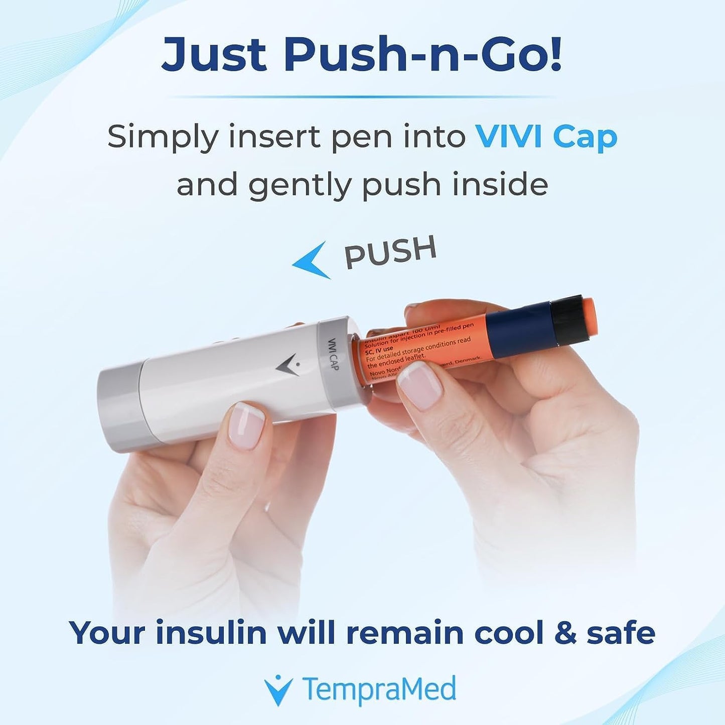 Insulin & Ozempic Cooler Travel Case - TSA Approved - Small Diabetic Medical Travel Case Pen Cooler Insulin Protector Works 24/7/365 No Freezing Or Refrigeration - for All Insulin Pen Models