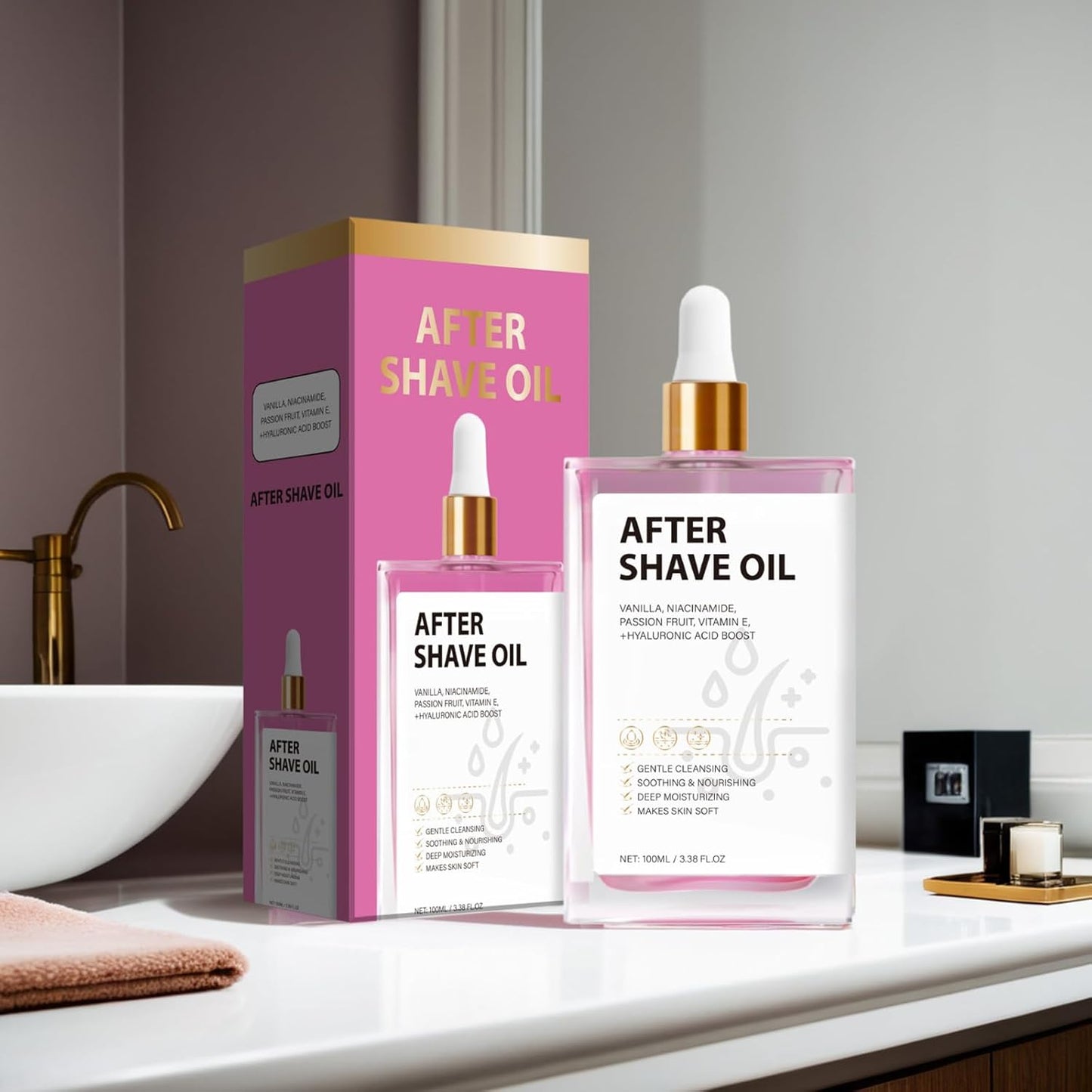 Shaving oil-Soothes Skin and Helps Protect Against Cuts,For All Skin Types