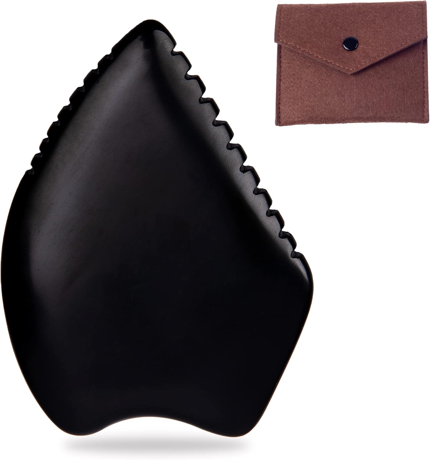 Gua Sha Facial Massage Tools, BianStone Traditional Face & Body Massage Tool, Lymphatic Drainage Face Sculpting Tool, The Newly Upgraded Unique Tooth Edge