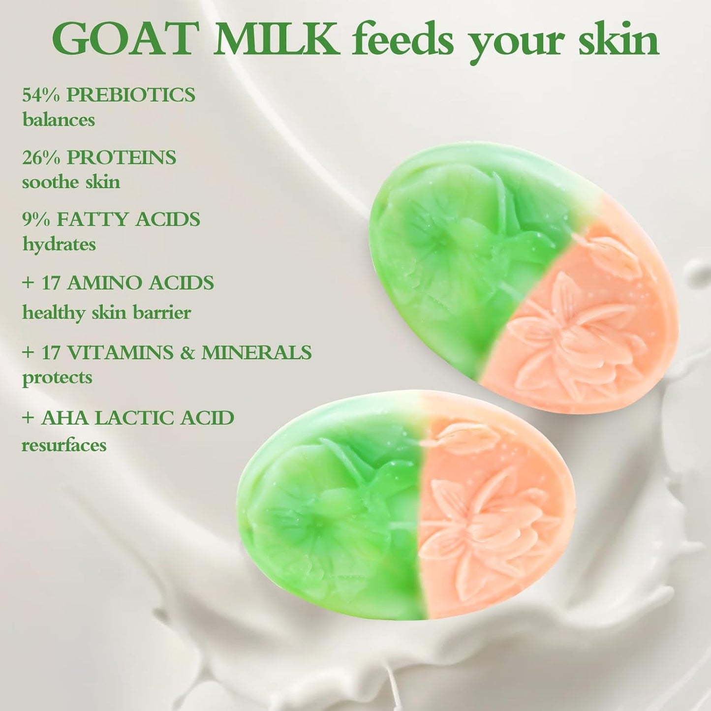 3 Pack Sea Salt Soap Bars, Natural Cold-Processed Exfoliating Cleanser with Dead Sea Minerals, Moisturizing for Body & Face Skin Care