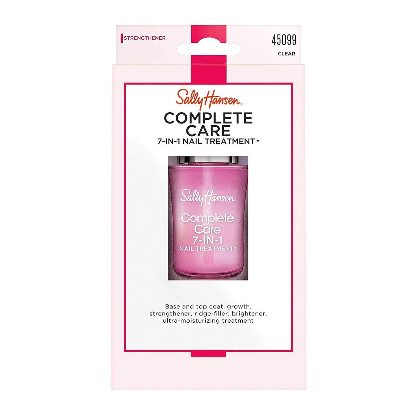Sally Hansen Nail Treatment Complete Care 7-in-1 Nail Treatment™ | Strengthener, Base & Top Coat | Moisturizes, Restores & Protects with All-in-One Formula