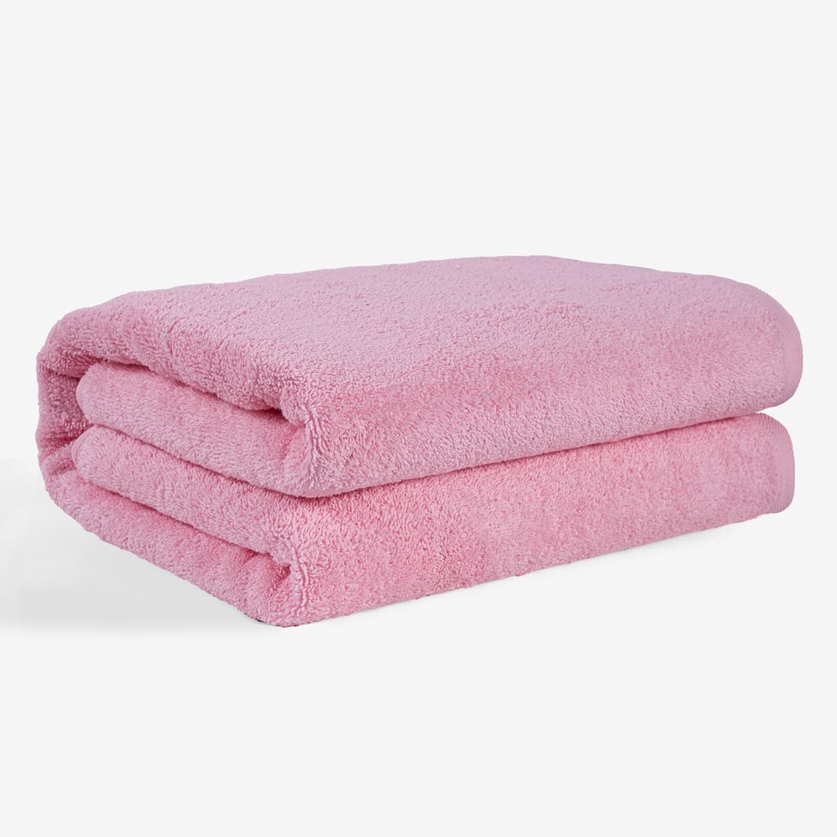 SALBAKOS 100% Turkish Cotton Jumbo Bath Sheet Towel Oversized 40x80 inch | Premium Hotel & Spa Quality, Soft, Absorbent, XL Bath Towels | Made in Turkey (Pack of 1, Rose, Jumbo Bath Sheet)