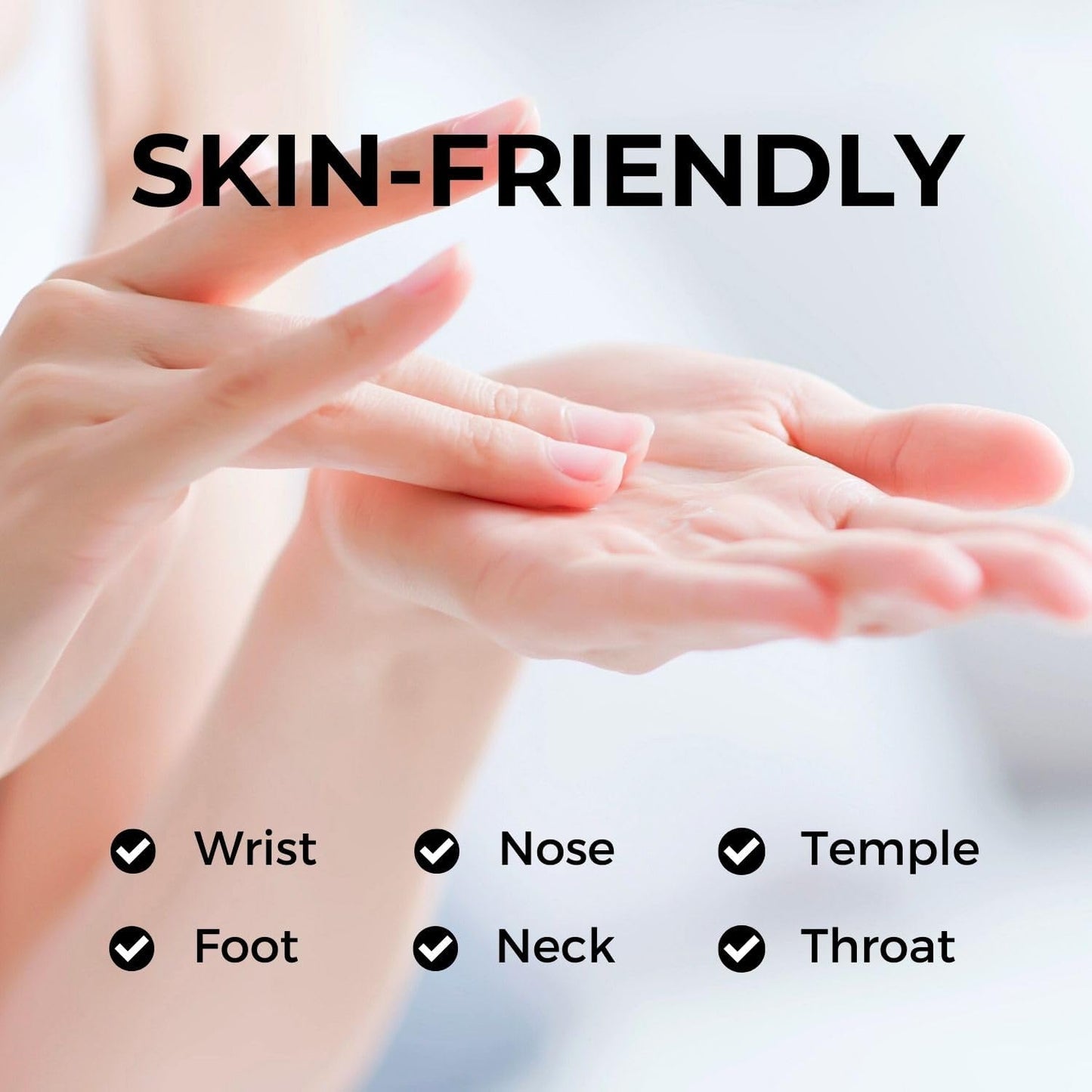 Benatu Lavender Essential Oil Roll On, Pre-Diluted Natural Aromatherapy Blend Travel Size Roller for Skin Care, Hair, Body Topical Massage - Soothe, Calm, Relax 10ml