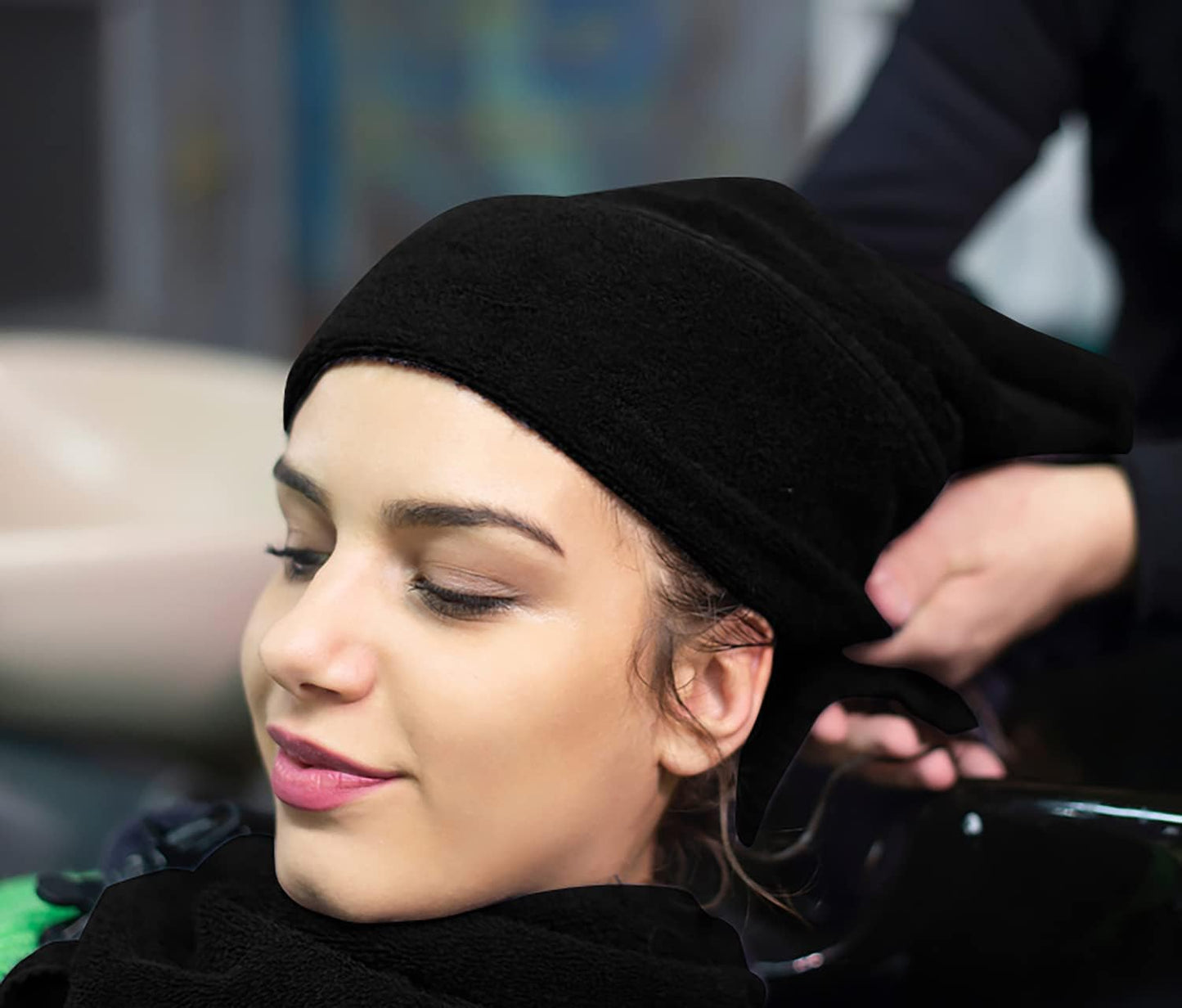 Premium 100% Cotton Hand Towels – Pack of 24, 16x27 Inch – Quick-Dry, Highly Absorbent Salon Towels for Hair Care, Gym, Spa & Bathroom – Black