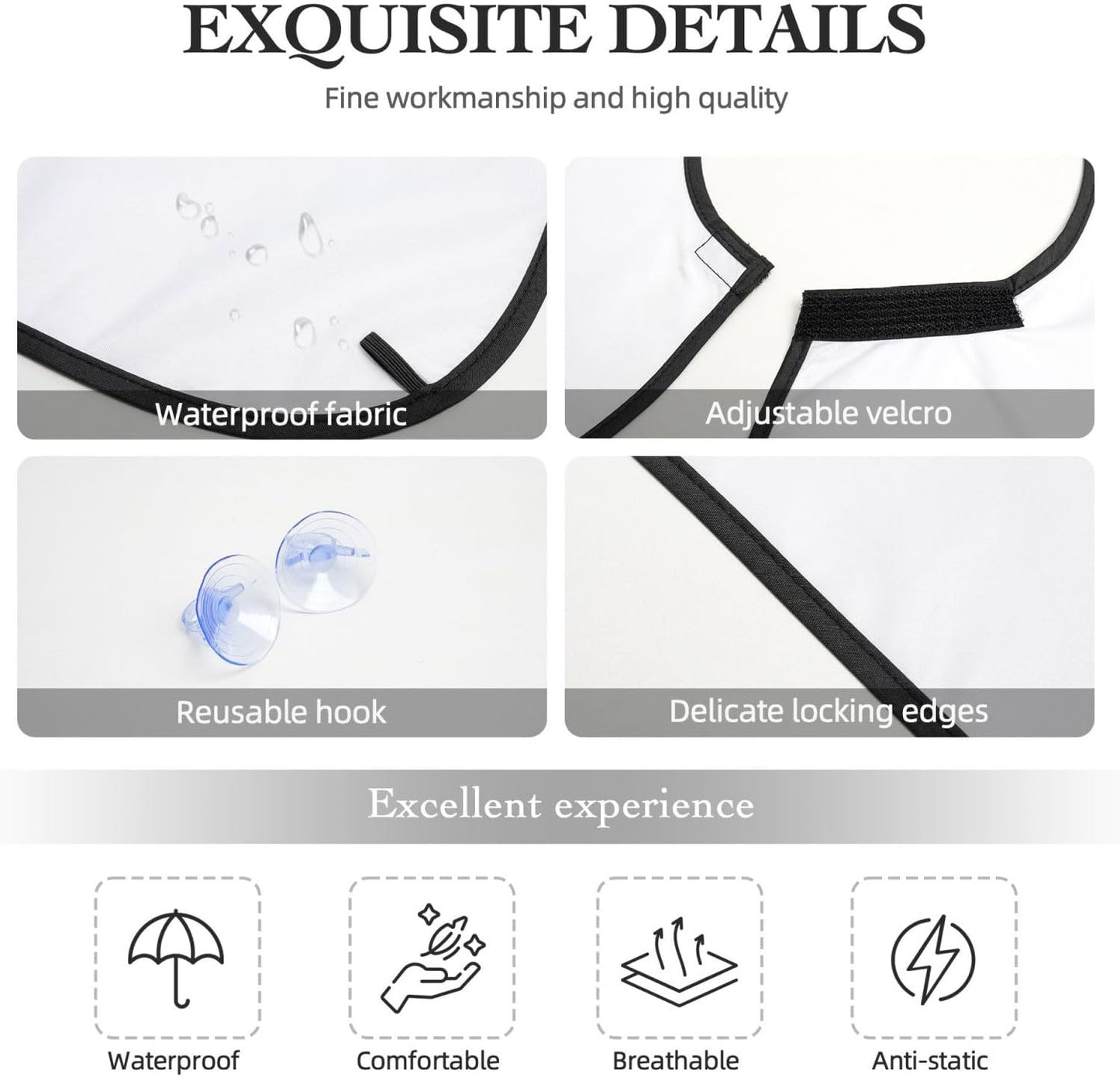 Beard Bib Apron for Men Shaving, Waterproof Non-Stick Hair Catcher with Suction Cups, Grooming Essential for Dad Husband, Rasta Flag Color Cheetah Leopard Print Floral Shave Bib