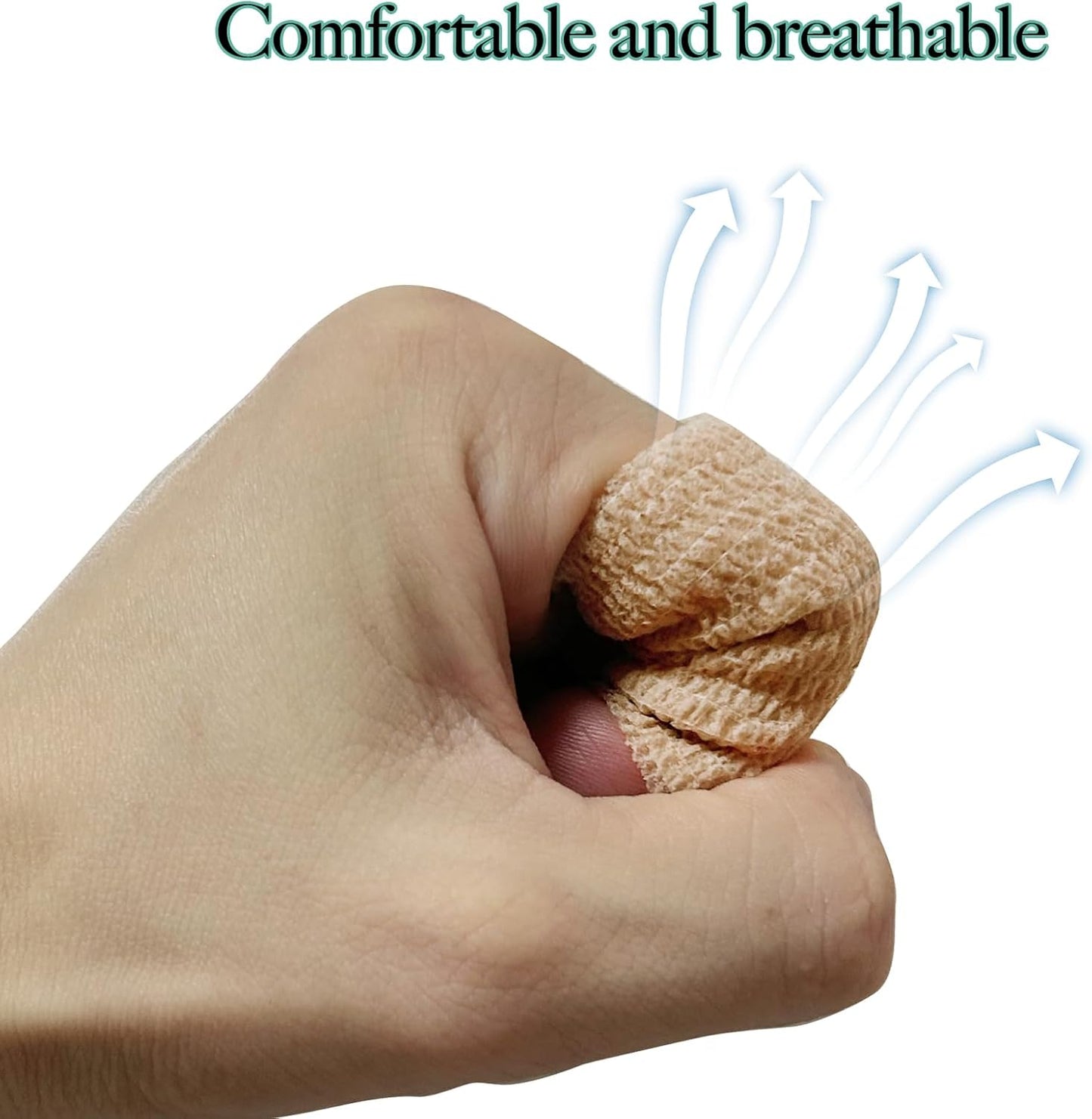 48 Pcs Self Adhesive Bandage Wrap 2"" X 5 Yards Elastic Cohesive Bandage Wrap Bandage Wrap Rolls Elastic Self-Adherent Tape for Stretch Athletic, Sports, Wrist, Ankle, Skin