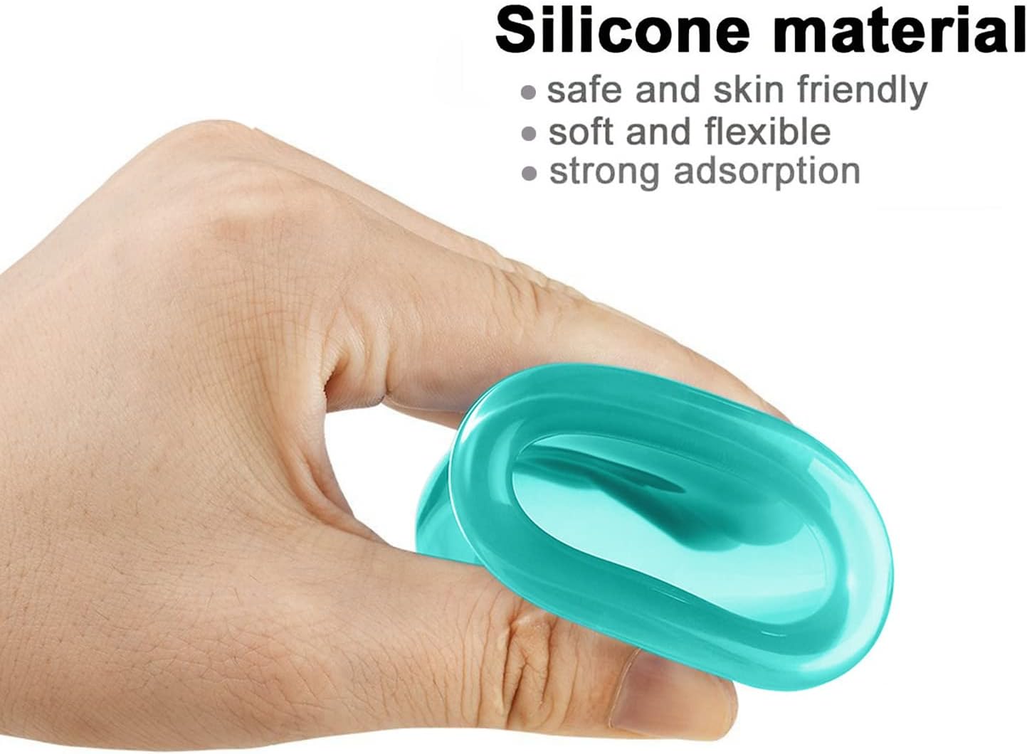 Silicone Cupping Therapy Set - Facial Cupping Set - Cellulite Cup -Face and Body Cupping Massager - Vacuum Suction Cups - Cellulite Remover Muscle Relaxation Home Use 7PACK