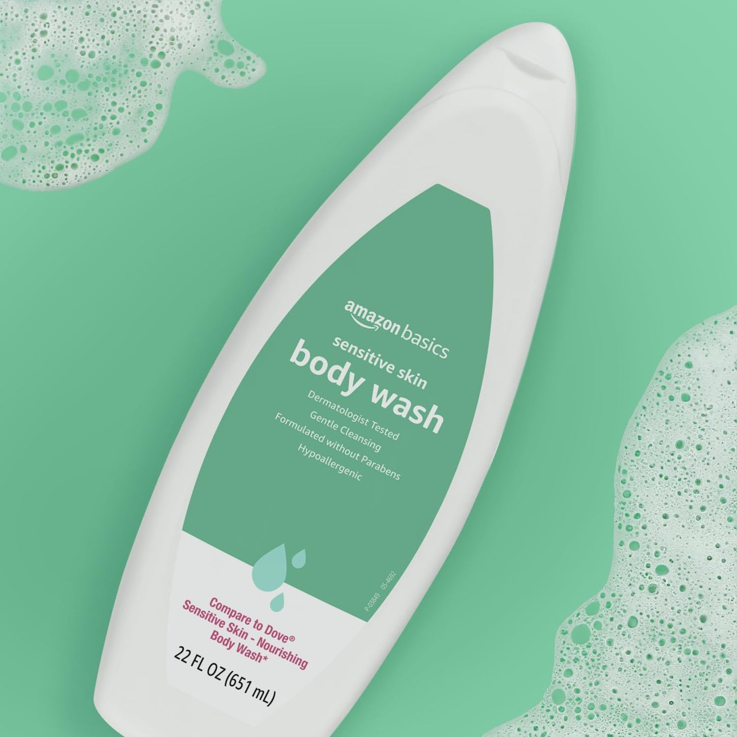 Amazon Basics Body Wash for Sensitive Skin, Hypoallergenic 22 fl oz (Pack of 1)