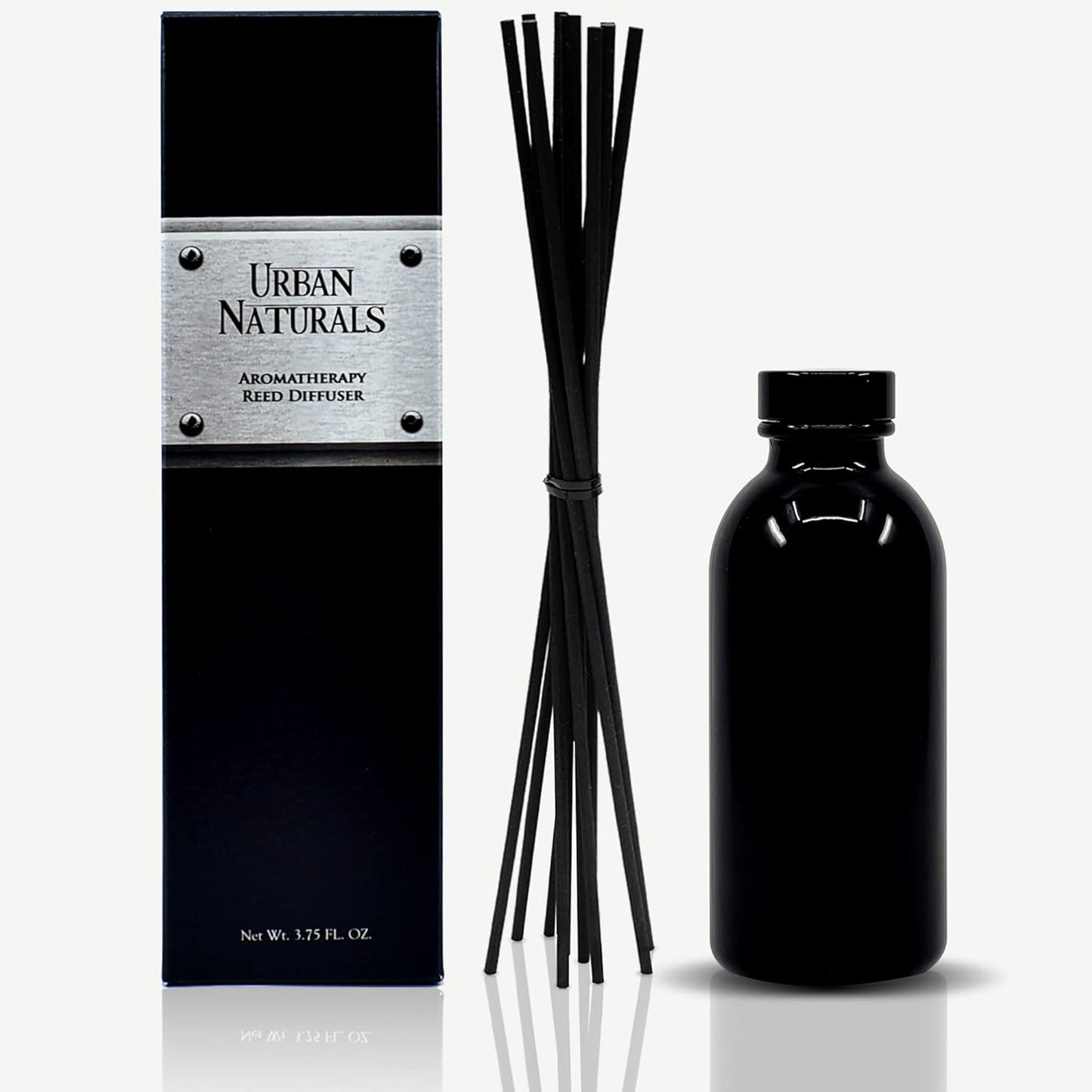 Urban Naturals Crisp White Linen Reed Diffuser Gift Set | with Citrus, Ozone, Ylang-Ylang, Lilies & Sandalwood Notes for a Fresh, Clean Cotton Smelling Home