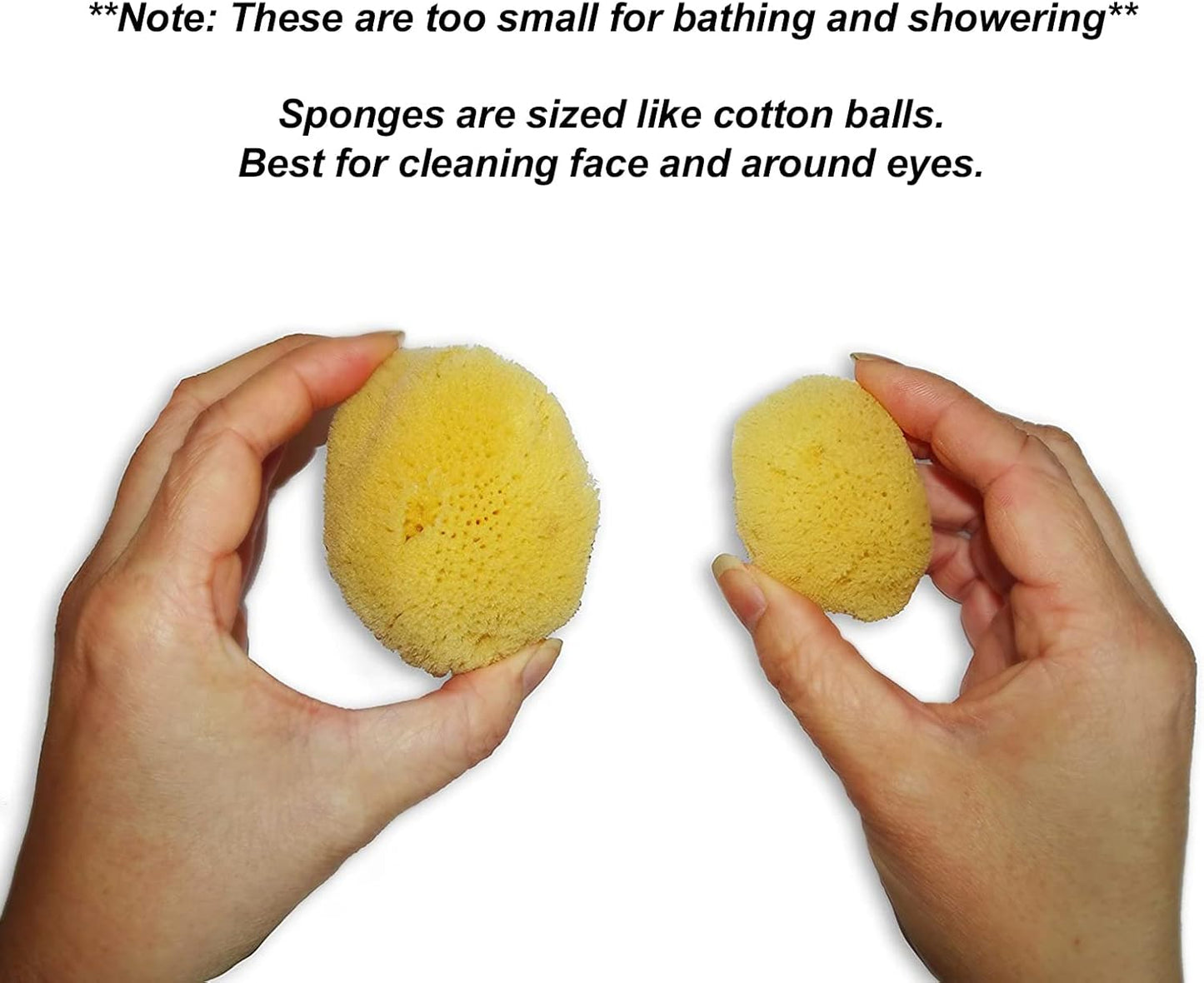 Natural Sea Silk Sponges 12pk: Size 9pc x1.5-2.5" 3pc x 2.5"-3", Like Cotton Balls, for Cosmetic Use, Makeup Application & Removal, Face & Eye Cleaning, with Luxury Gift Bag by Constantia Beauty®