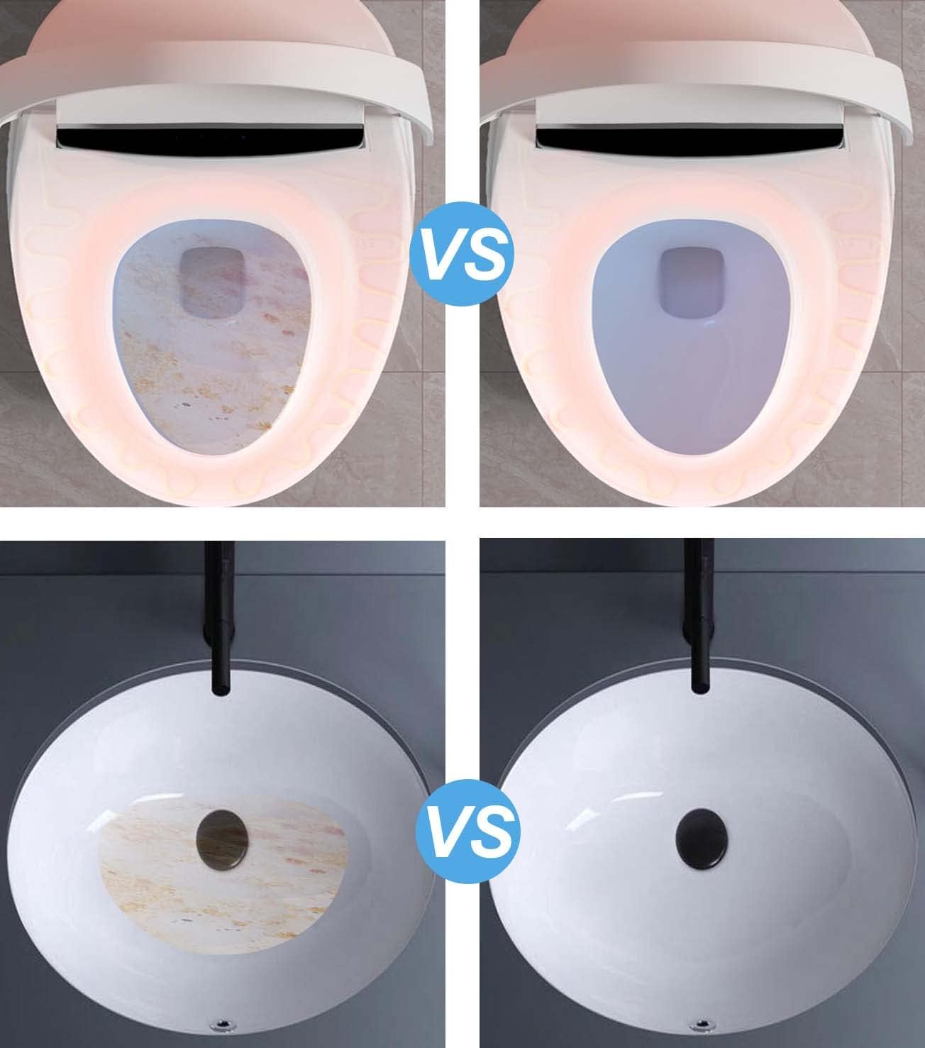 Pumice Stone for Toilet Bowl Cleaning with Handle Household Cleaning 6 Pack