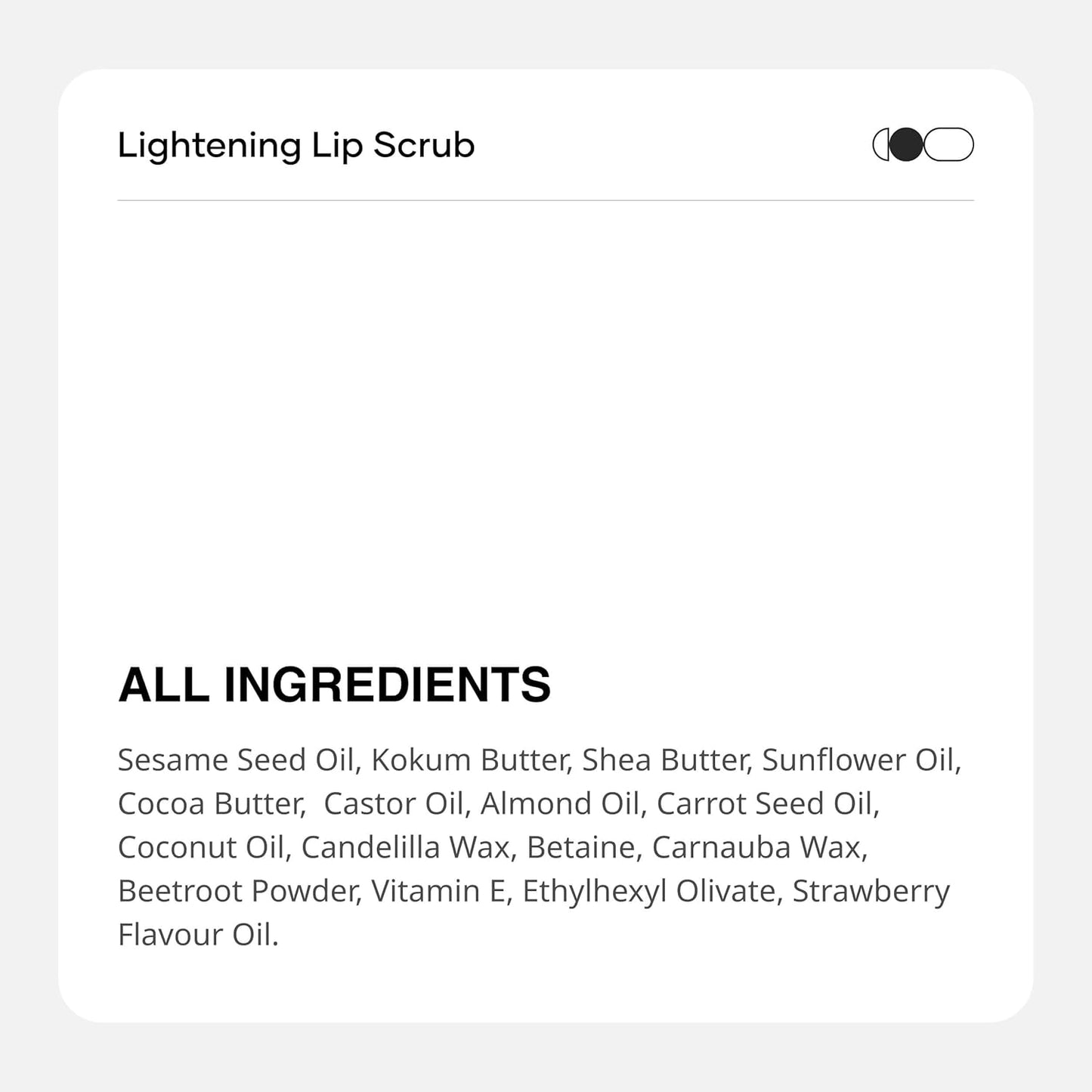 Lightening Lip Scrub for Men and Women | Exfoliate & Brighten with Walnut Shell Powder, Beetroot & Squalane | Lip Scrub for Dark Lips to Lighten Pink, 0.25 Ounce (Pack of 1)