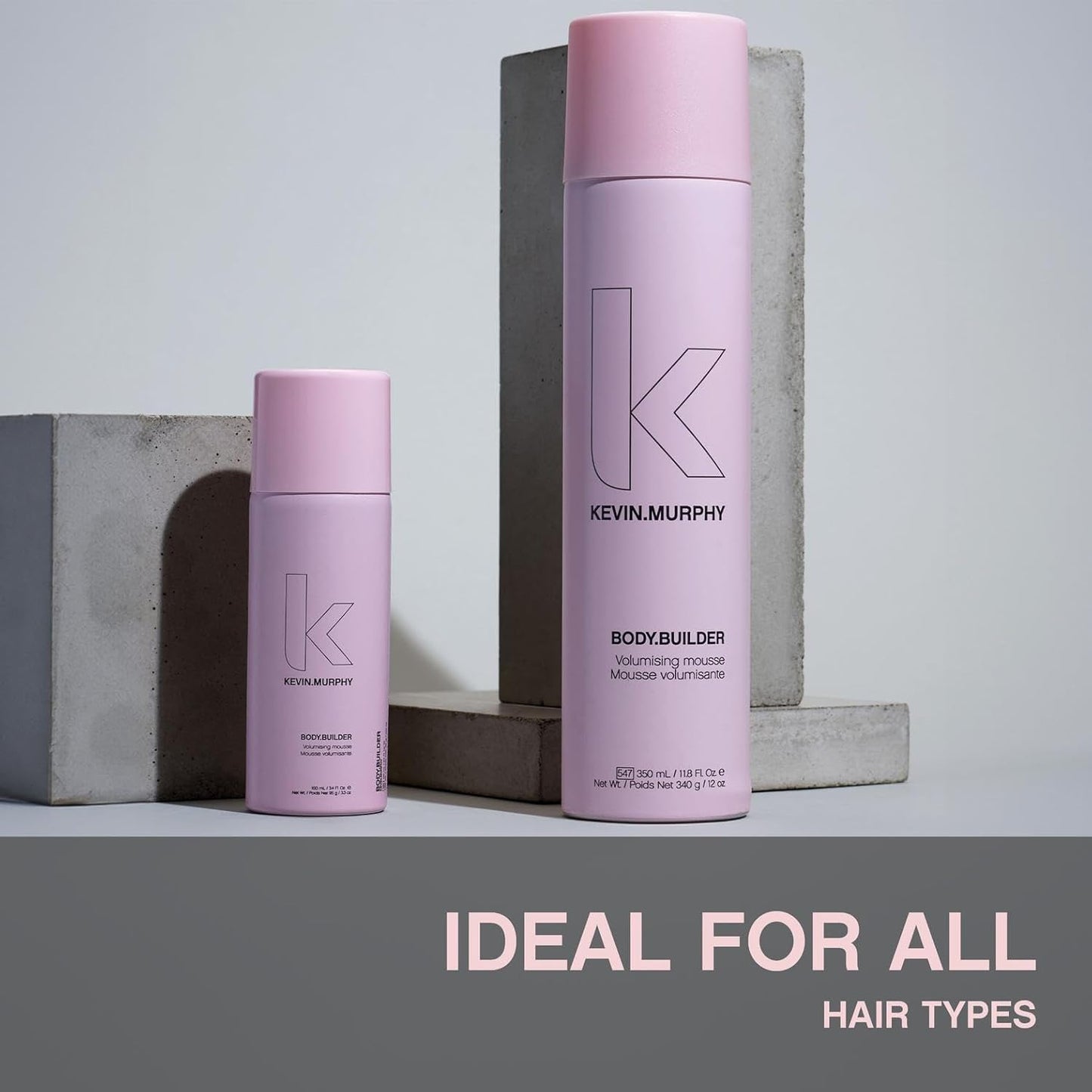 KEVIN.MURPHY BODY.BUILDER - Hair Volumising Mousse - For All Hair Types - Weightless & Sulphate-Free Hair Mousse - Hair Care Treatment - With Tangerine Peel Oil - 100 mL / 3 fl oz