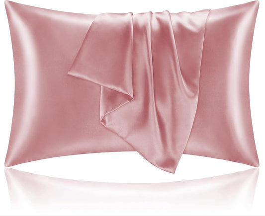 BEDELITE Satin Pillowcase for Hair and Skin, Super Soft and Cooling Similar to Silk Pillow Cases 2 Pack with Envelope Closure, Gift for Women Men(20"x36" King Size, Nostalgia)