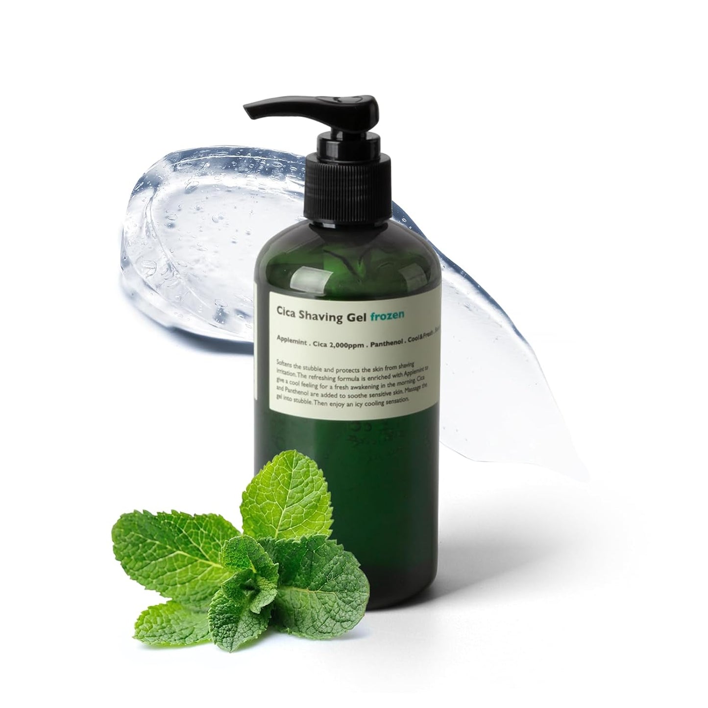 Cica Shaving Gel Frozen - Sensitive Skin Cooling Care (8.45 Fl Oz)