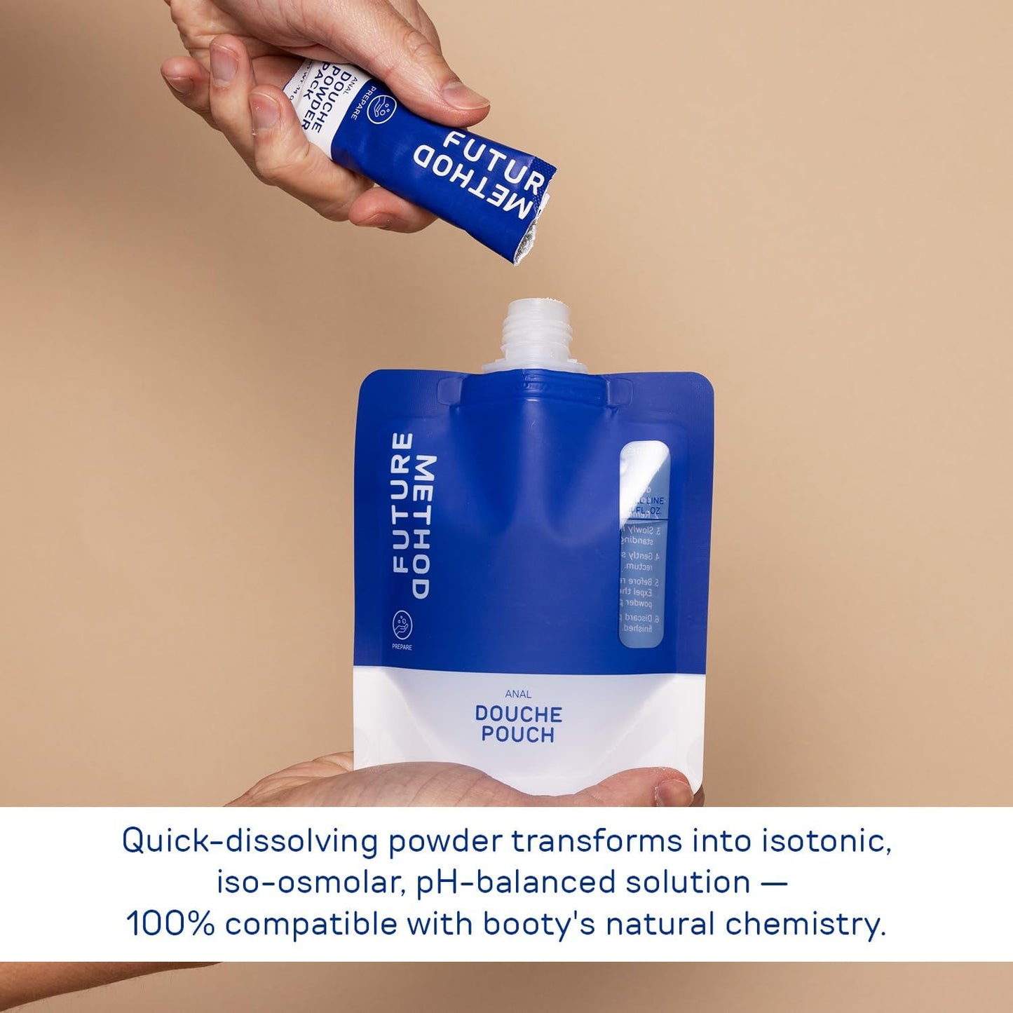 Anal Douche Kit 200ml - Disposable Intimate Wash - All-in-1 Anal Cleaner with Isotonic and Iso-Osmolar Solution - Hydrating and Calming Gentle Care for Safe and Confident Play, (Pack of 2)