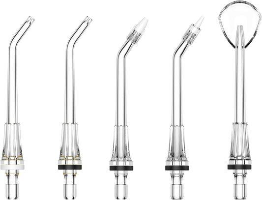 Water Flosser Replacement Tips for FlossJet Water Dental Flosser,Standard Water Dental Flosser Jet Tips,5 Replacement Jet Tips with Oral Irrigator,Compatible FlossJet Water Flosser