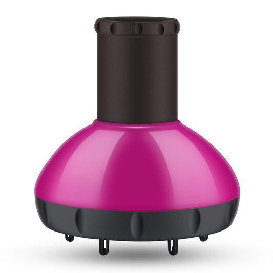 Segbeauty Hair Diffuser Adjustable Air Flow, Professional Deep Bowl Diffuser Attachment for Wavy Natural Thick Curly, Salon Frizz-free Fast Blow Dry Diffuser Attachment with 1.57-1.97in Nozzle (Red)