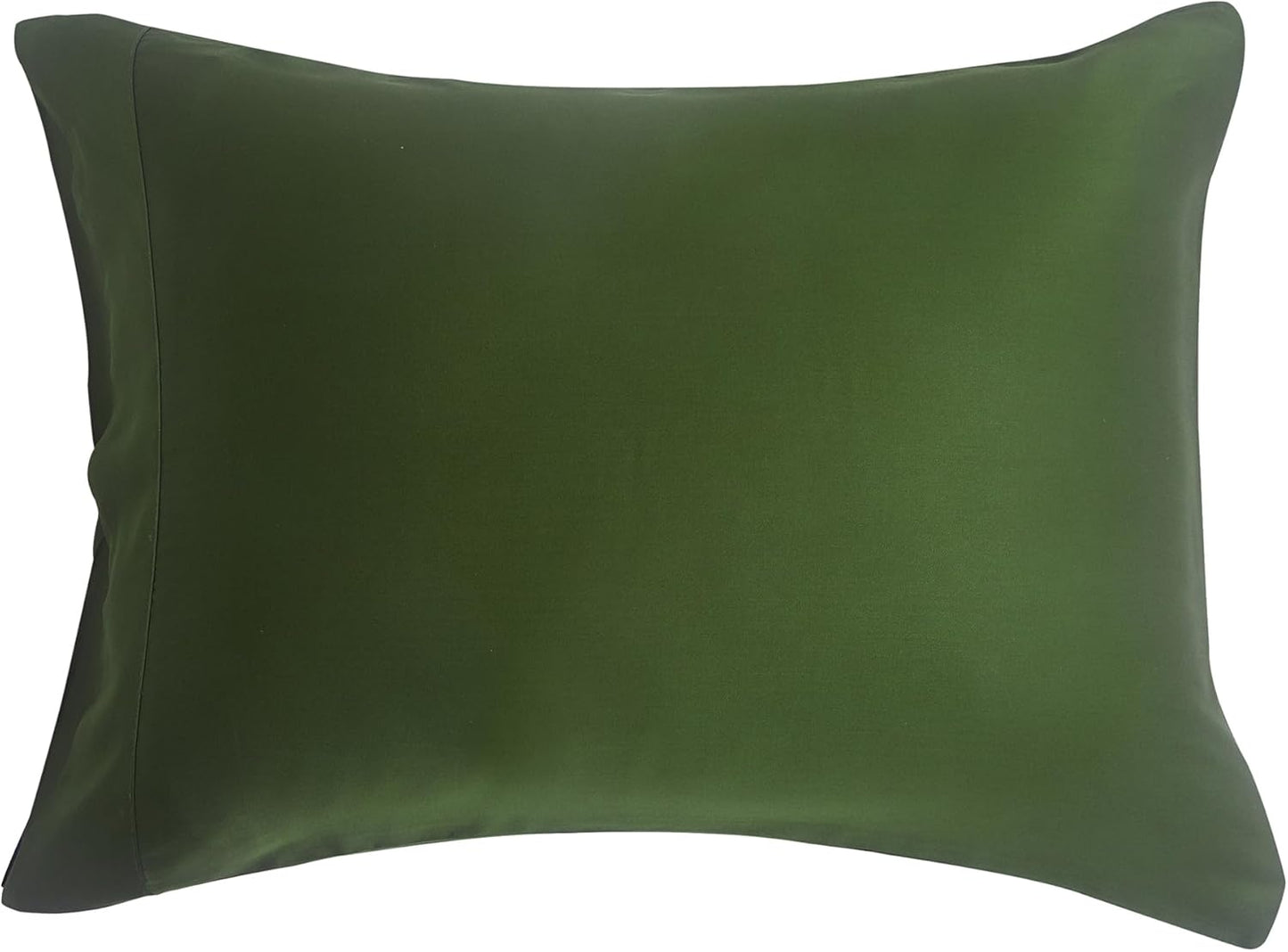 DOZ by SIJO Pillowcase Set, 100% Viscose derived from Organically Grown Bamboo, Buttery Soft, Silky, Breathable, Cooling, Oeko-TEX, High GSM, 2-Pack, Envelope Closure (Queen, Forest)