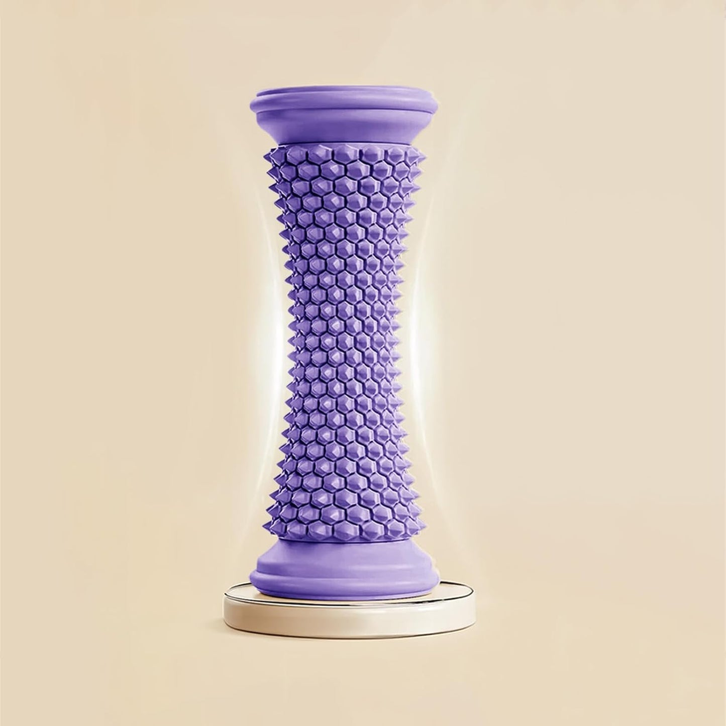 Foot Massager Ball Roller Yoga Roller Muscle Roller Stick for Feet Hand Leg Relaxatio Manual Feet Massager Purple Manual Leg Massagers Purple