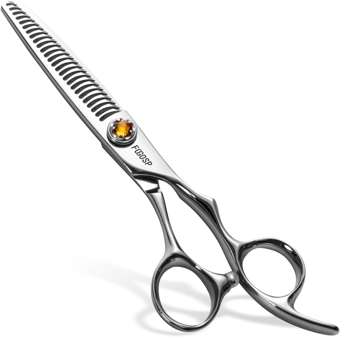 Hairdressing Scissors Extremely Sharp Offset Design Using VG10 Stainless Steel for Barbers & Salon Stylists Smooth Motion Fine Craftsmanship Barber Scissors (Thinning & Blending Shears)