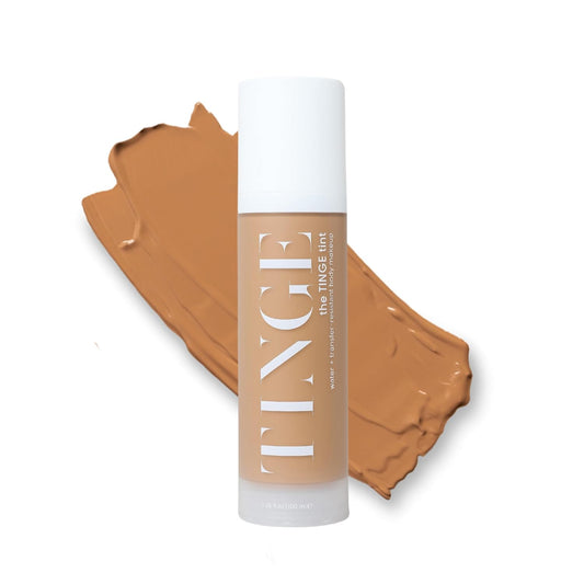 Tinge Tint Body Makeup, Lasts Up to 48 Hours, Medium Coverage Cream With Amino Acids, Hyaluronic Acid & Lysine, Semi Matte Finish, Water & Transfer Resistant, 3.38 Fl Oz - Tan Neutral