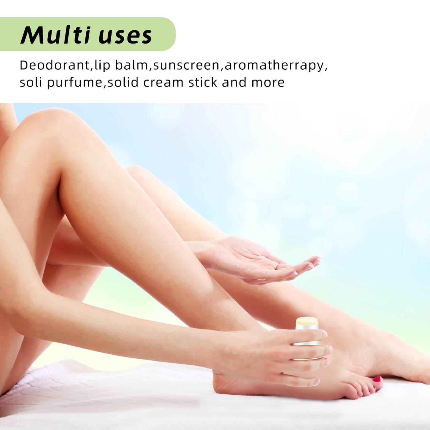 10 Pcs Empty Containers Bottom Fill Deodorant Bottles Refillable DIY Tubes Lip Balm Tubes (White, 15ml/0.5oz)