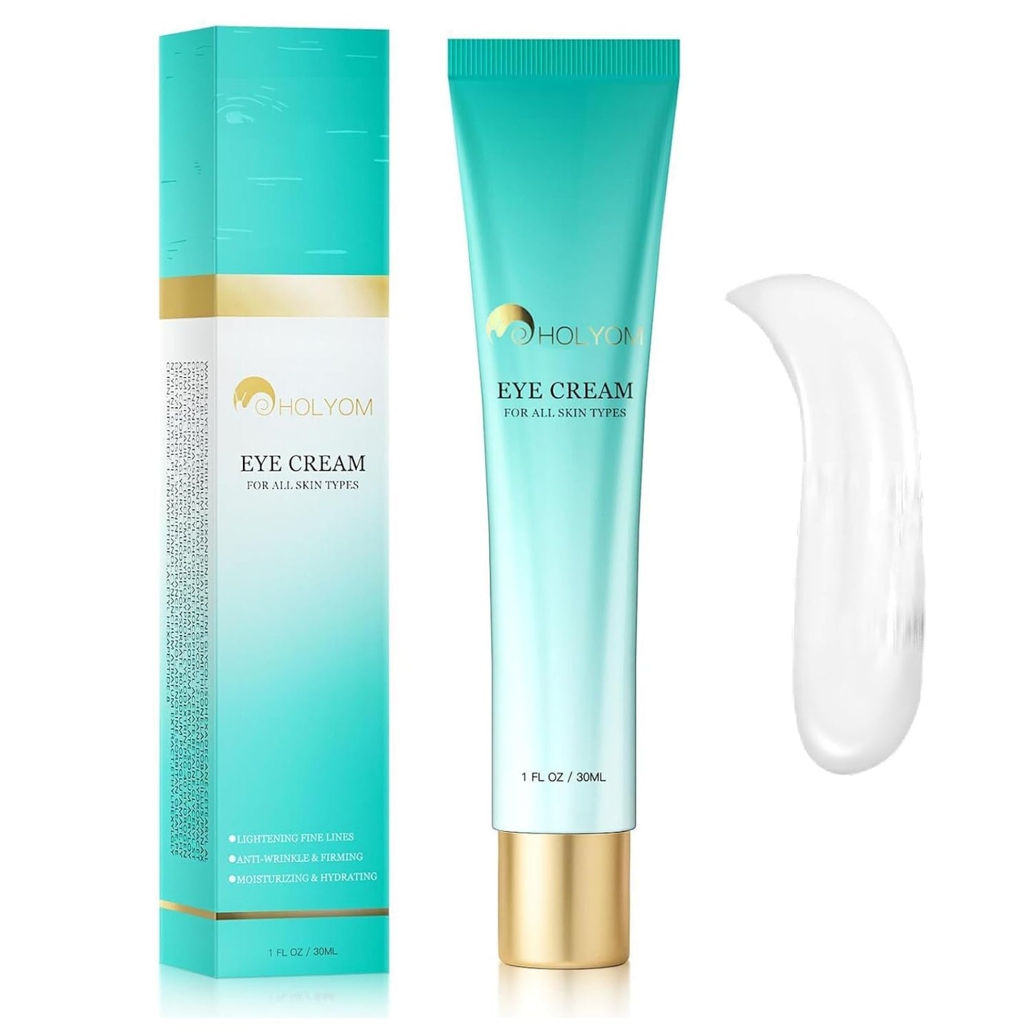 Advanced Eye Cream for Dark Circles - Rapid Under Eye Bags,Wrinkles, Puffiness Remover for Women and Men - Temporary Firming & Tightening Treatment - Wrinkle Filler 1 oz