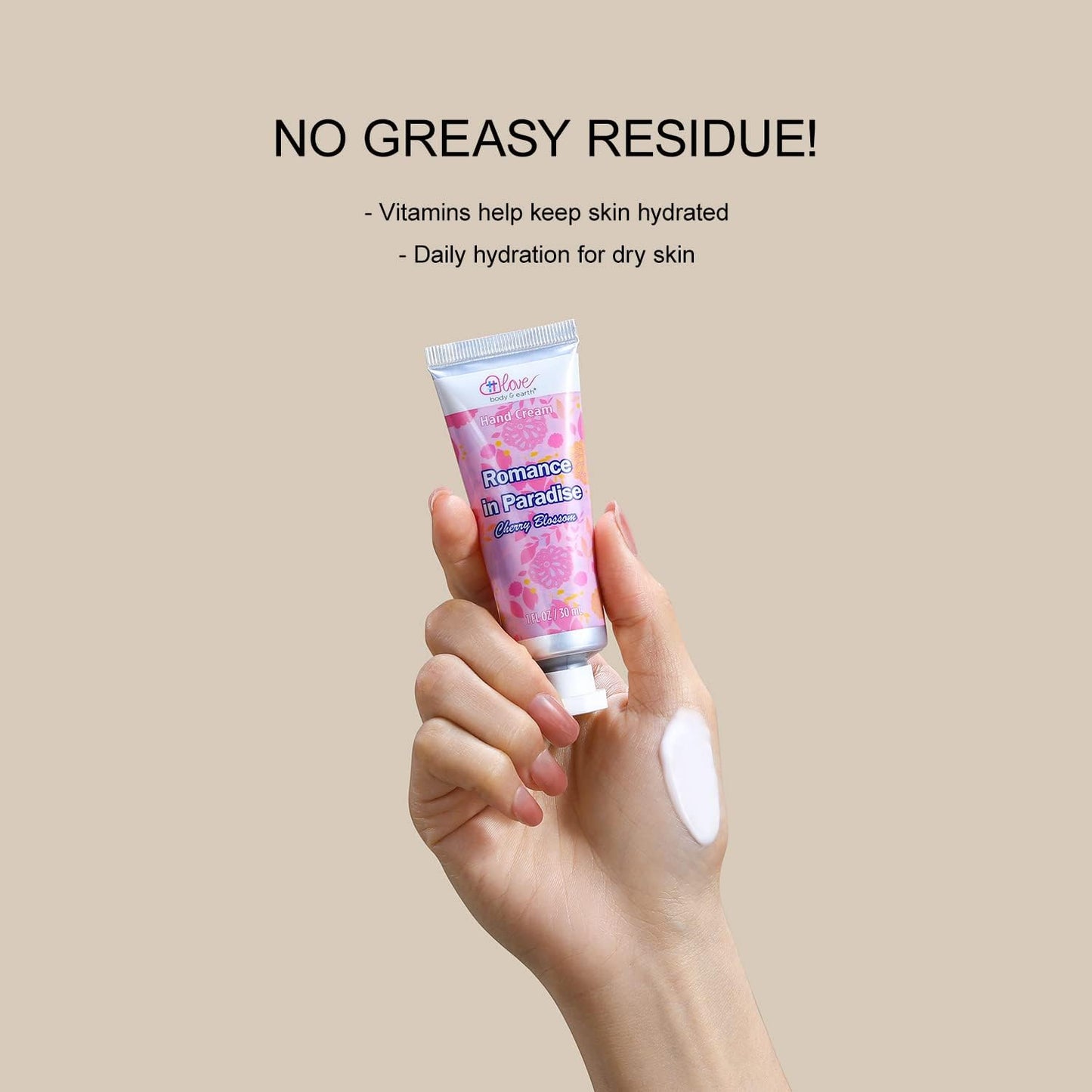 BODY & EARTH # LOVE Hand Cream Set Hand Lotion Gift Set for Women, 6-Pack of Travel Size Hand Lotions, Enriched with Shea Butter for Nourishing Dry Hands, Birthday Gifts for Christmas