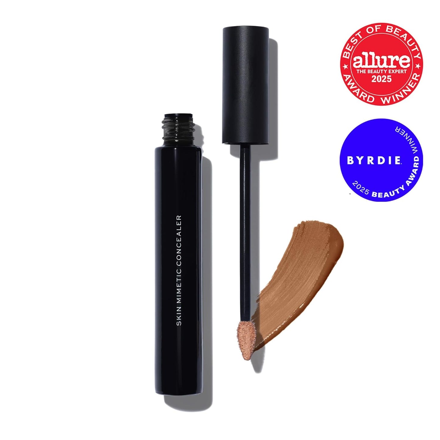 MAKE Beauty Skin Mimetic Concealer Buildable Medium Coverage Hydrating Concealer for Dark Circles Spot Concealing Brightening Crease-Free, Including Mature Skin. Radiant Finish. 14 Tan Deep Neutral
