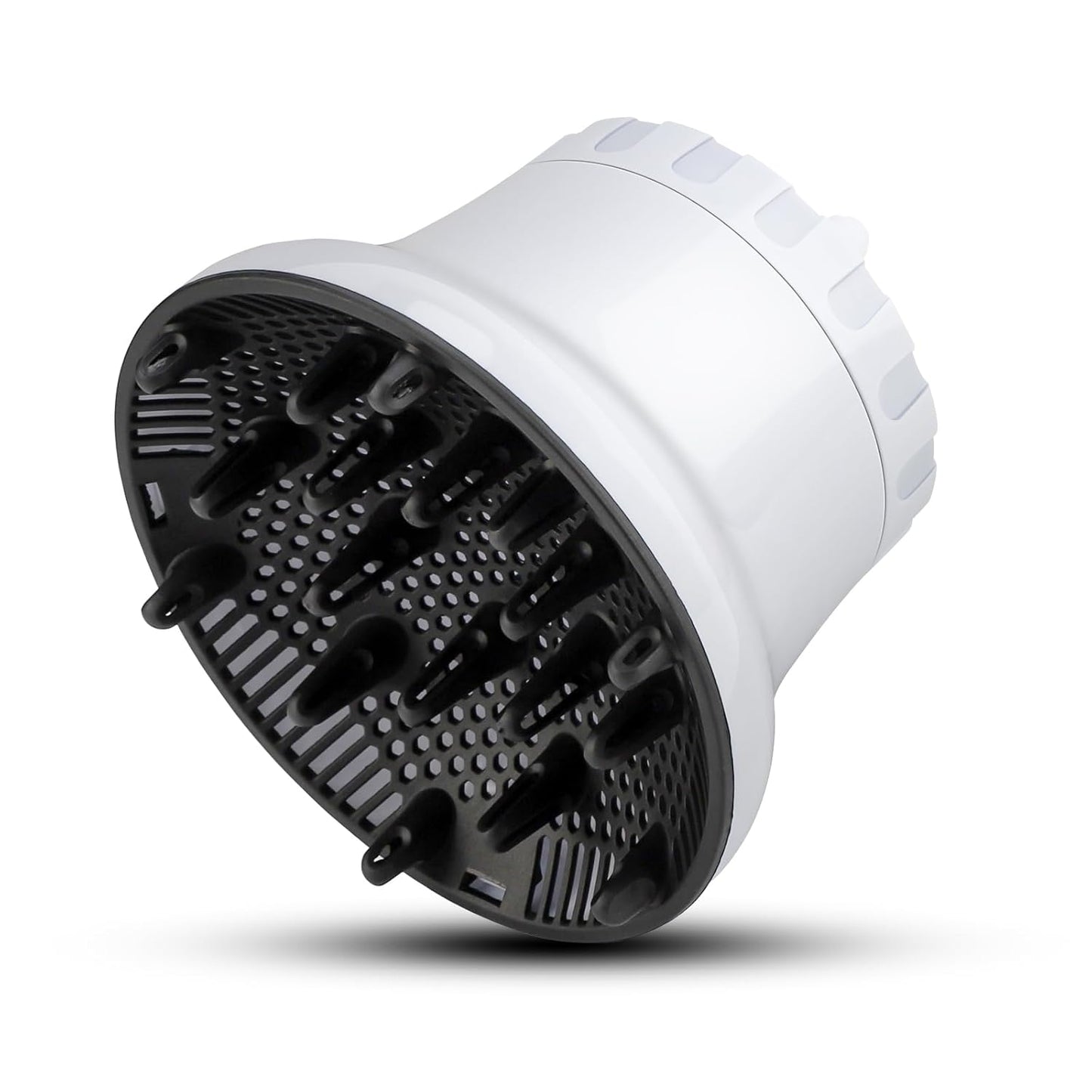 Segbeauty Universal Curly Hair Diffuser, Blow Dryer Diffuser for Wavy Natural Hair, Profession Hair Diffuser Attachment for Dryer Hairdressing Styling Tool Quick Dry Adjustable 1.65-3.15 Inch Nozzle