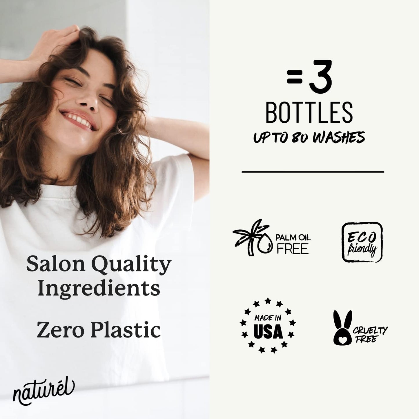 Naturel Soothe Dandruff Conditioner Bar, Conditioner for Dry Scalp or Dandruff, Vegan, Zero Waste, Cruelty Free, Made in USA