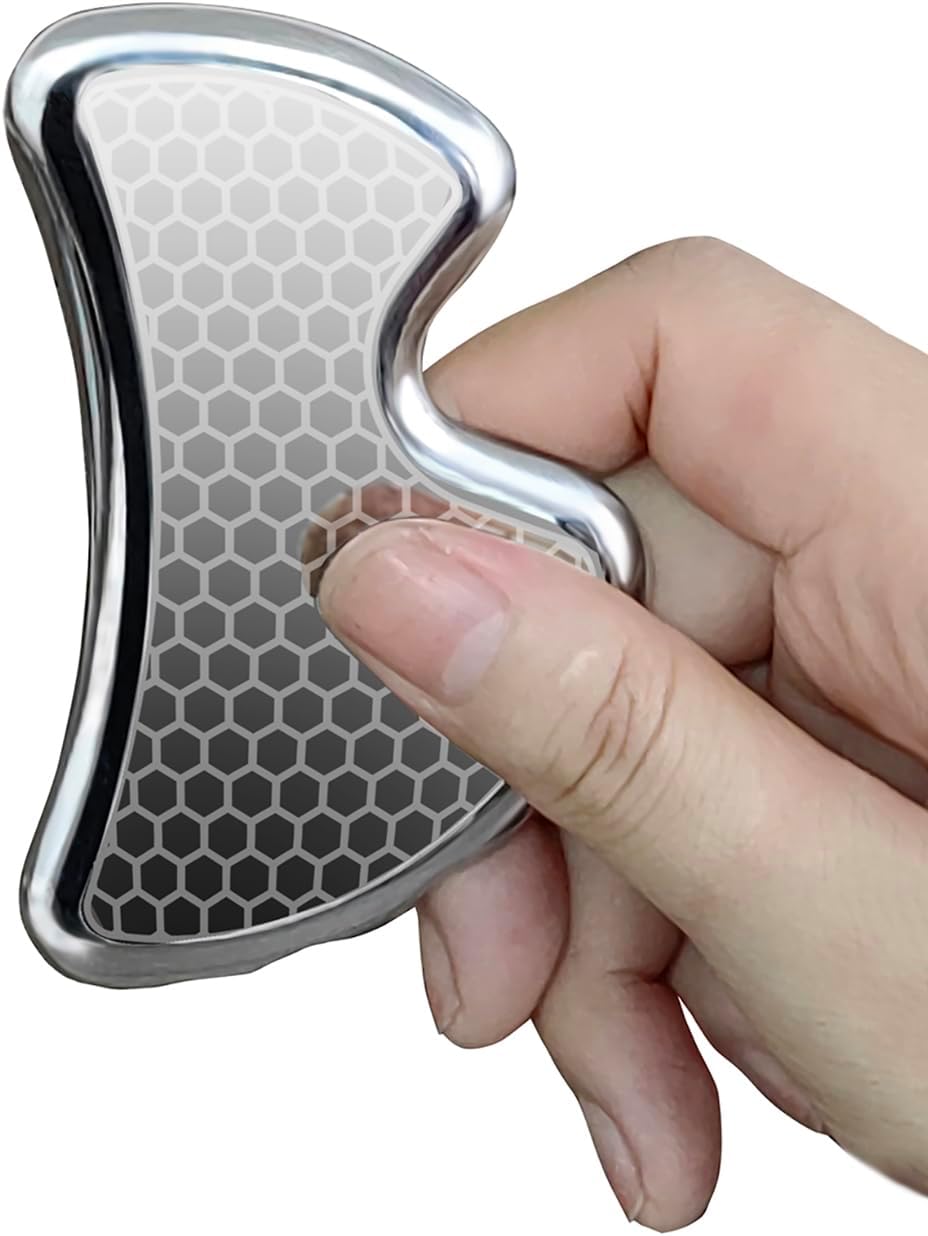 BYYDDIY (Patent Protection Stainless Steel Gua Sha Muscle Scraper Tools,Scraping Tool for Scar Tissue,Muscle Scraper Tool,Massage Scraper,Scraping Massage Tools (B1-1)
