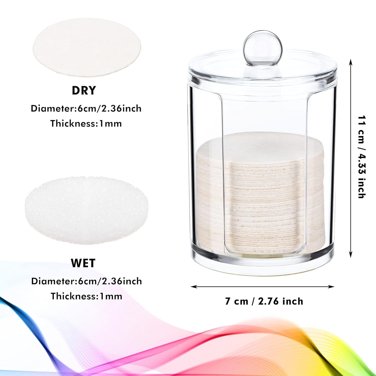 50 Pcs Compressed Facial Sponges Facial Makeup Natural Cosmetic Spa Sponges for Women Cleansing, Exfoliating Mask, Makeup Removal, Dead Skin, and Dirt, Travel Essentials(White)