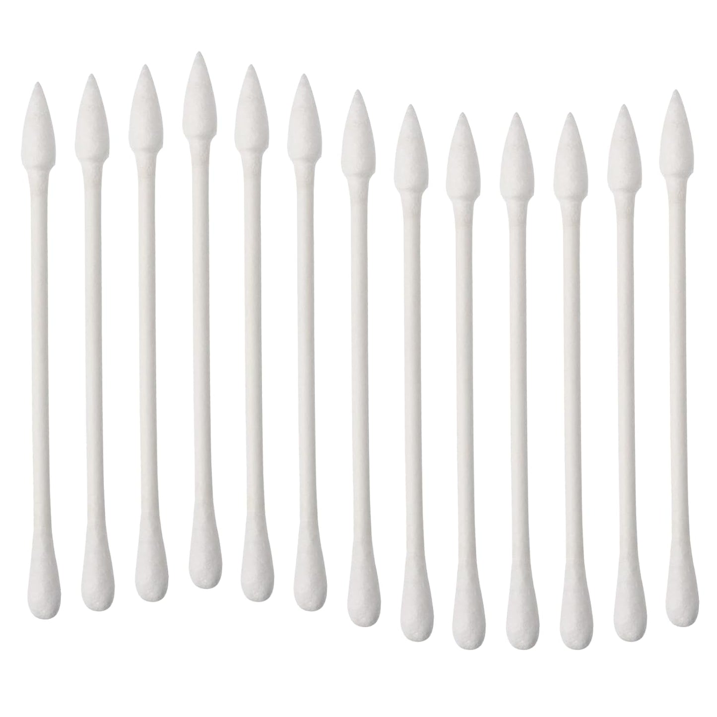 Pointed Tip Cotton Swabs, 800 Count Double Precision Tips Cotton Swabs Round Head Cotton Buds with Paper Stick, Cotton Buds for Makeup, Personal Care, Crafts