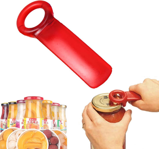 Jar Opener Jar Key,Easy Grip Jar Lid Opener Plastic Jar Opener for Weak Hands,Elderly, Children