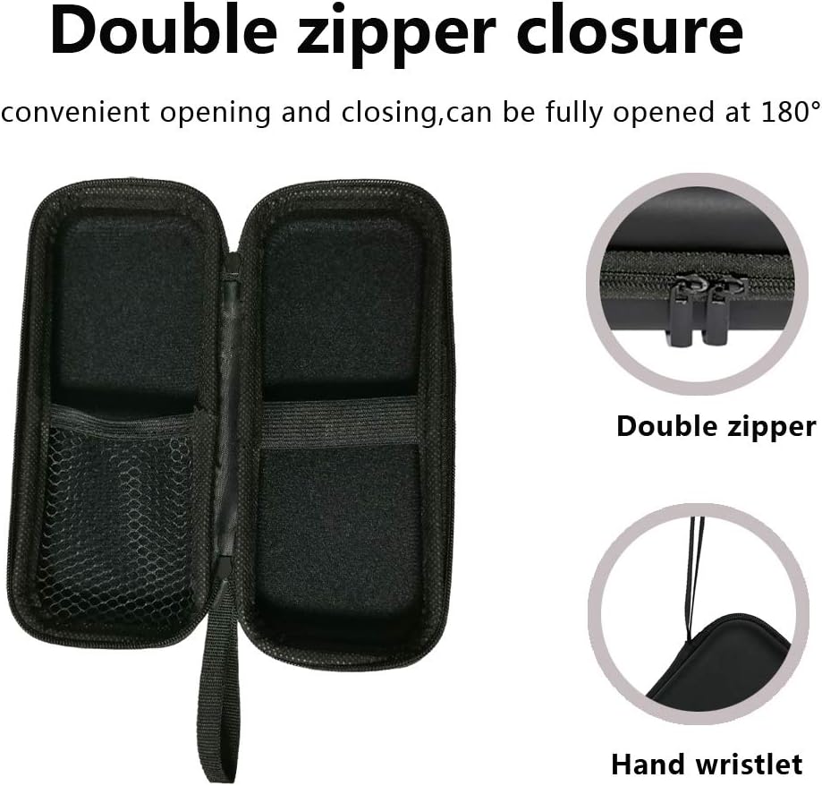 INVODA Hard Shaver Case for OneBlade Face and Body Hybrid Electric Trimmer Shaver Travel Case Compatible QP2630 QP2520 (Black)